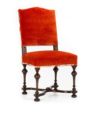 Unique Late Victorian Oak Hall Settle and Chair in the Style of William and Mary