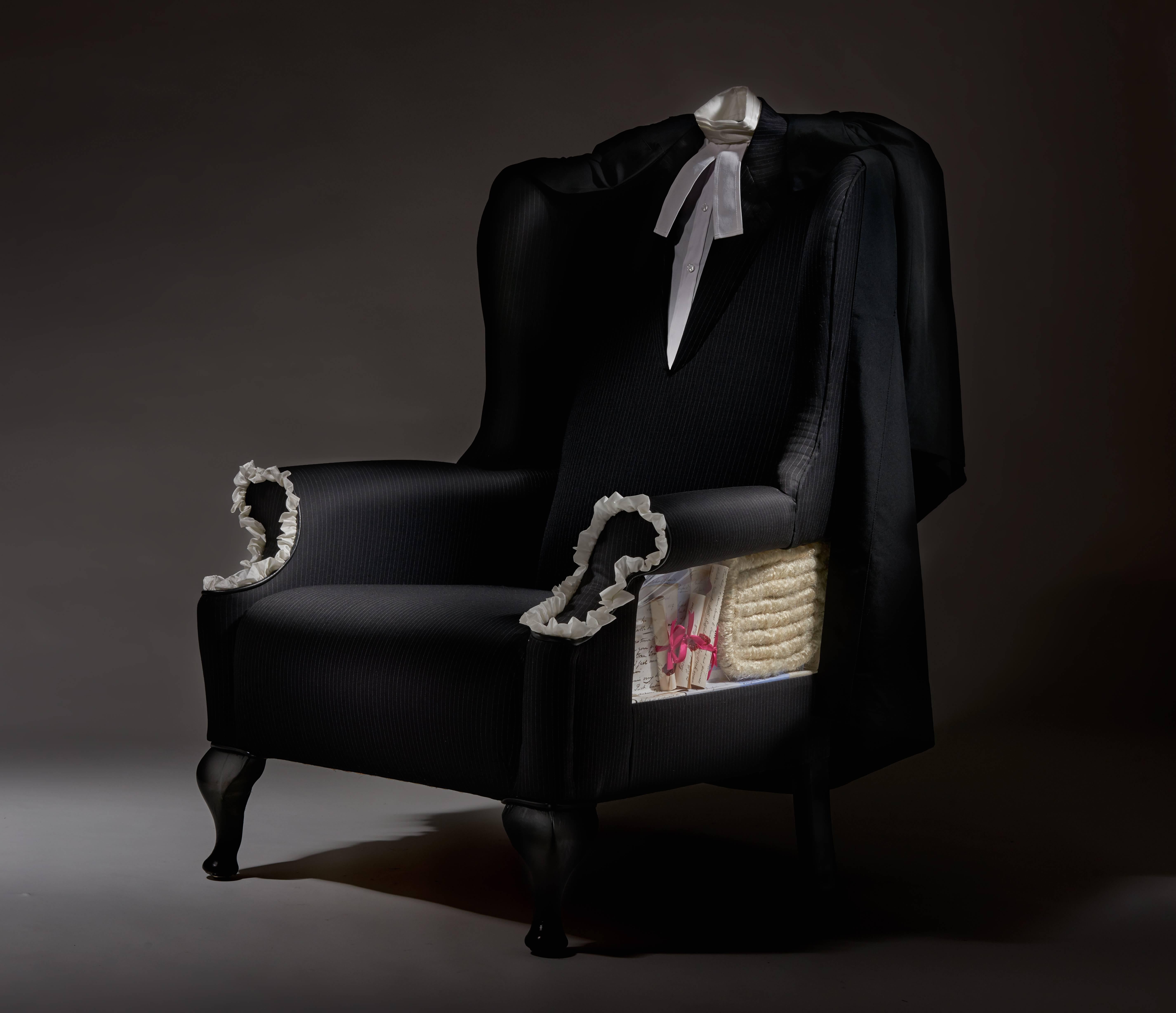 The Barrister Wing Chair. For Sale 1