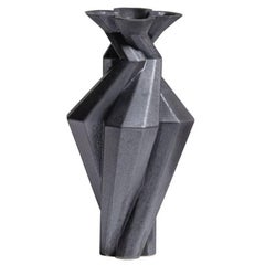 Fortress Spire Vase in Iron Ceramic by Lara Bohinc, in Stock