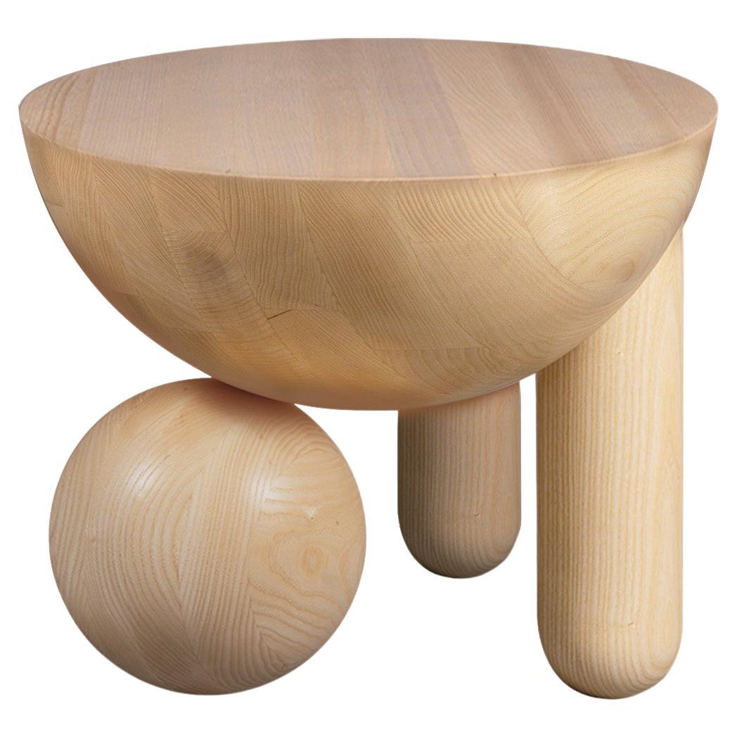 Profiterole Small Coffee Table by Lara Bohinc in Natural Finish Wood, in Stock