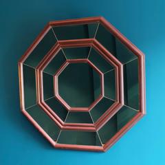 Large Octagonal Concave Dubarry Mirror