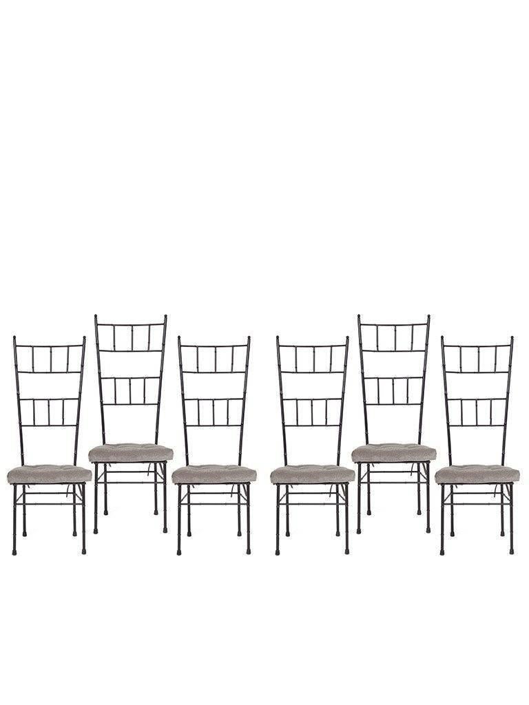 20th Century Mid-Century Dining Chairs, Set of Six For Sale