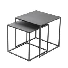 Frisco Black Nesting Tables by Patrick Cain Designs, Set of Two