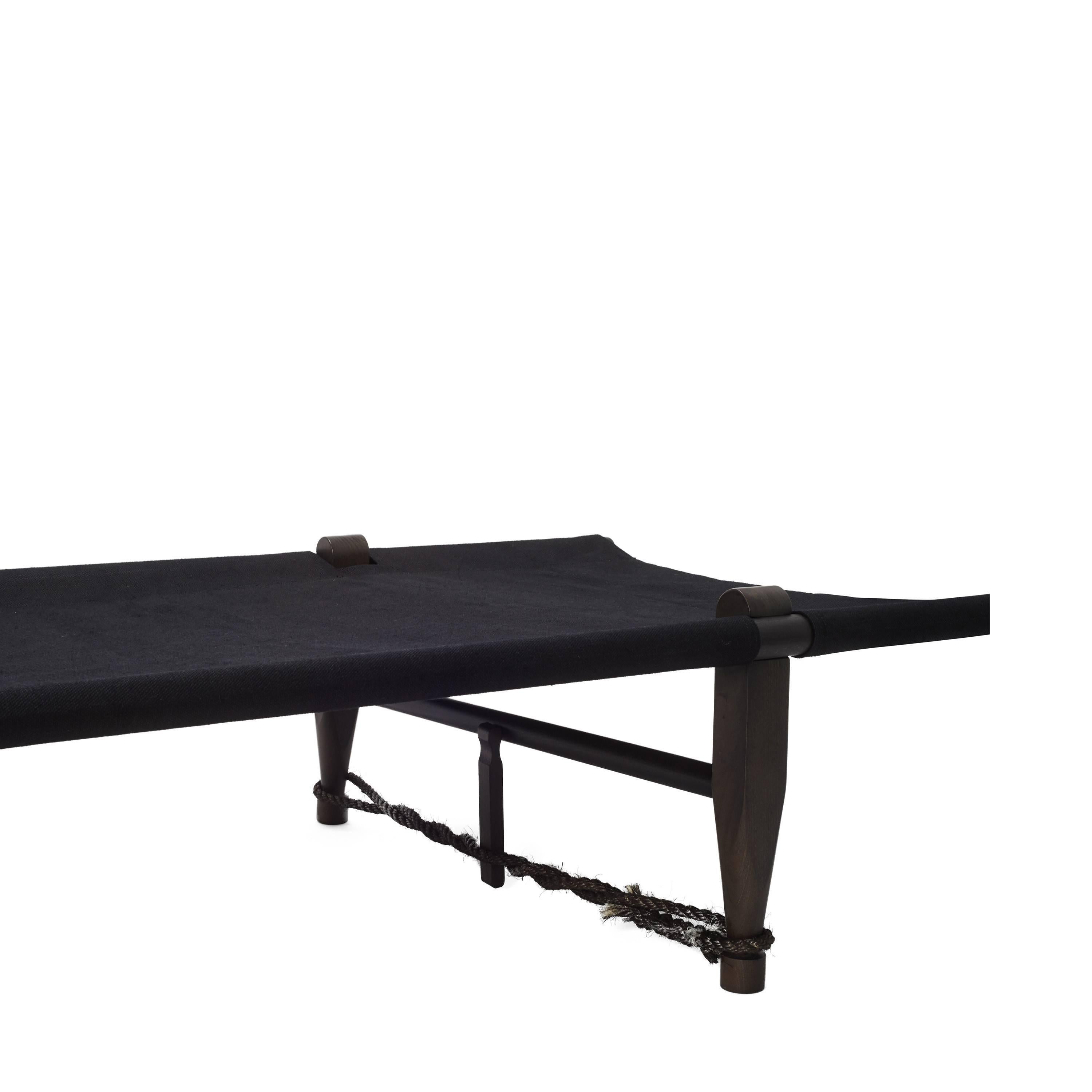 Mid-20th Century OGK Black Daybed For Sale