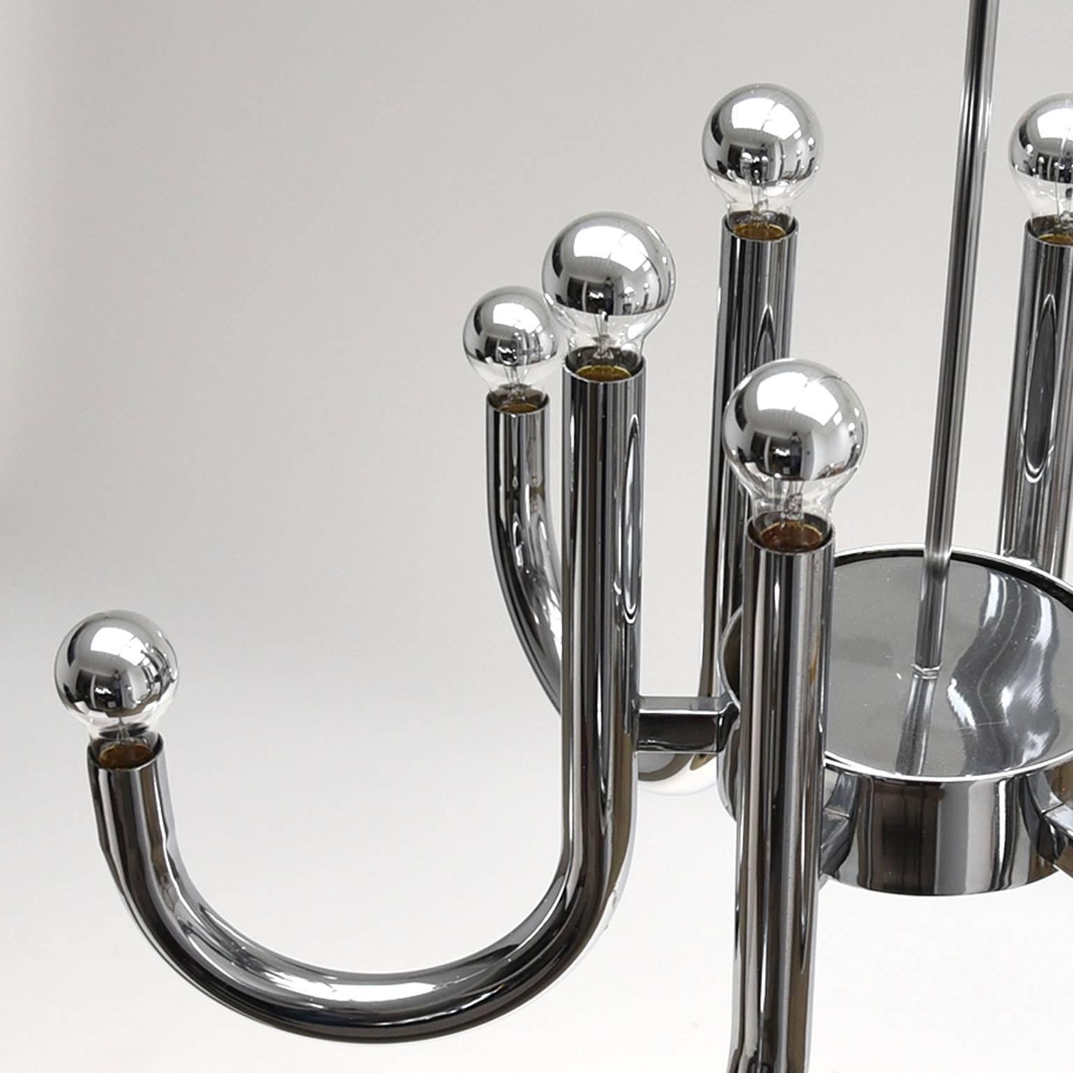 Mid-Century Modern Lightolier Ceiling Lamp, circa 1970 For Sale