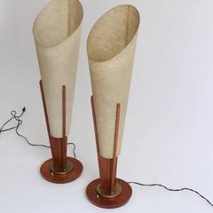 Pair of Mid-Century Lamps, Labeled "Angelita"