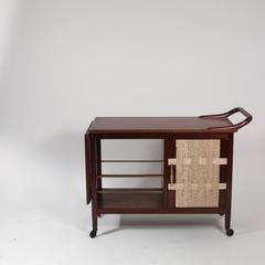 Beautiful and Practical Trolley/Bar Cart by Edmond Spence, circa 1955