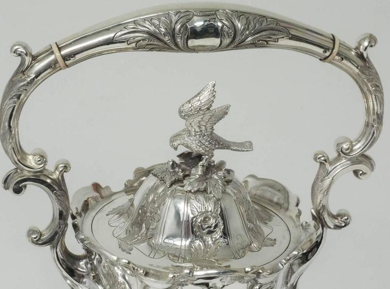 Exceptional Quality Antique English Sterling Silver Tea and Coffee Set