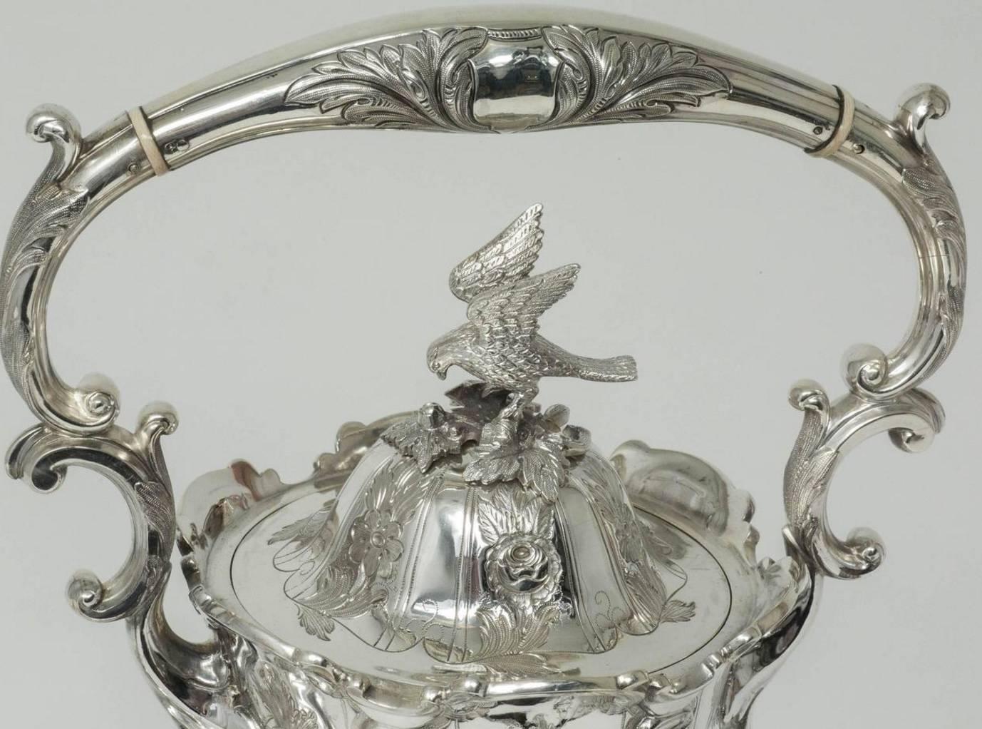 antique sterling silver tea set