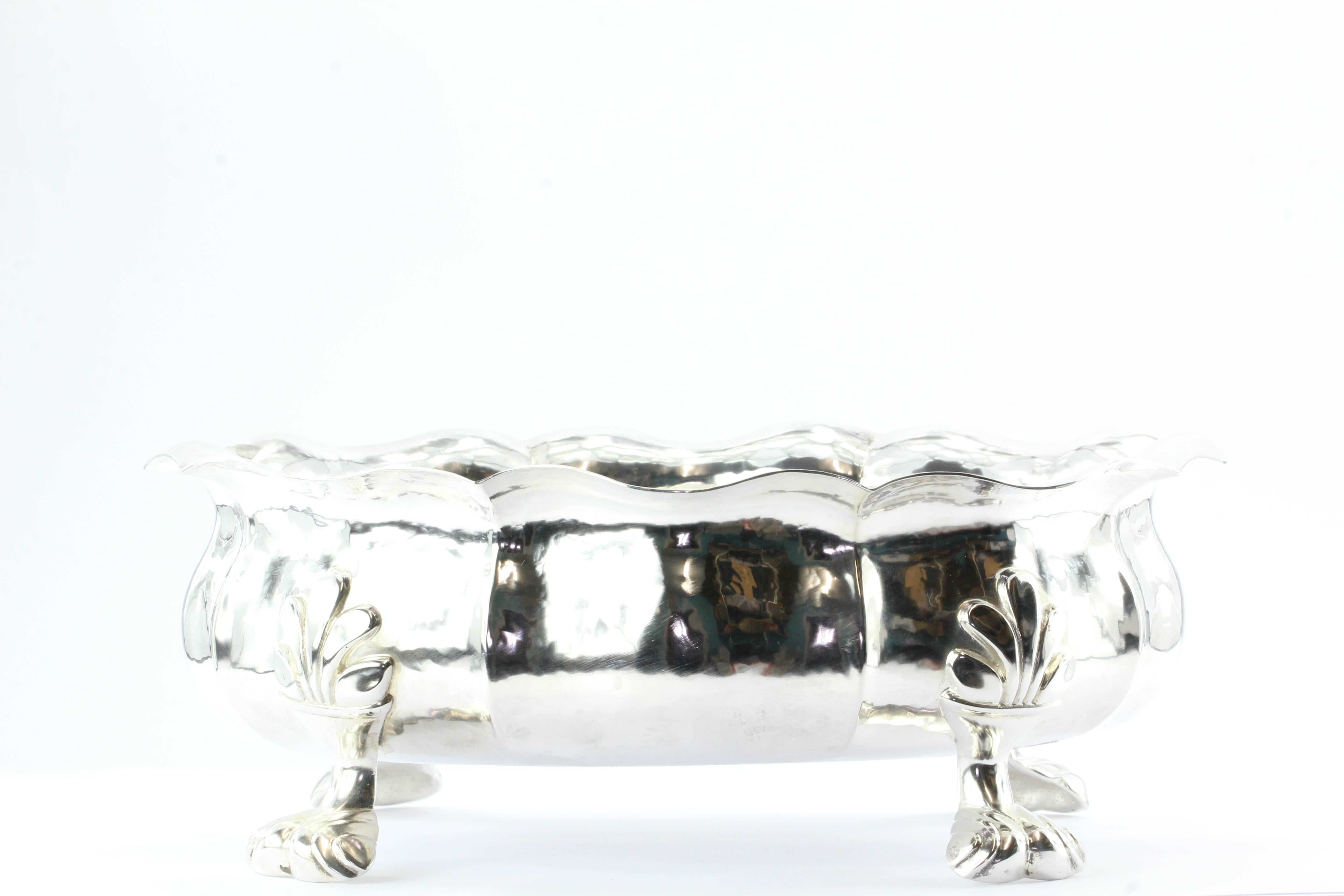 Buccellati Sterling Silver Handcrafted Italian Fluted Bowl 3