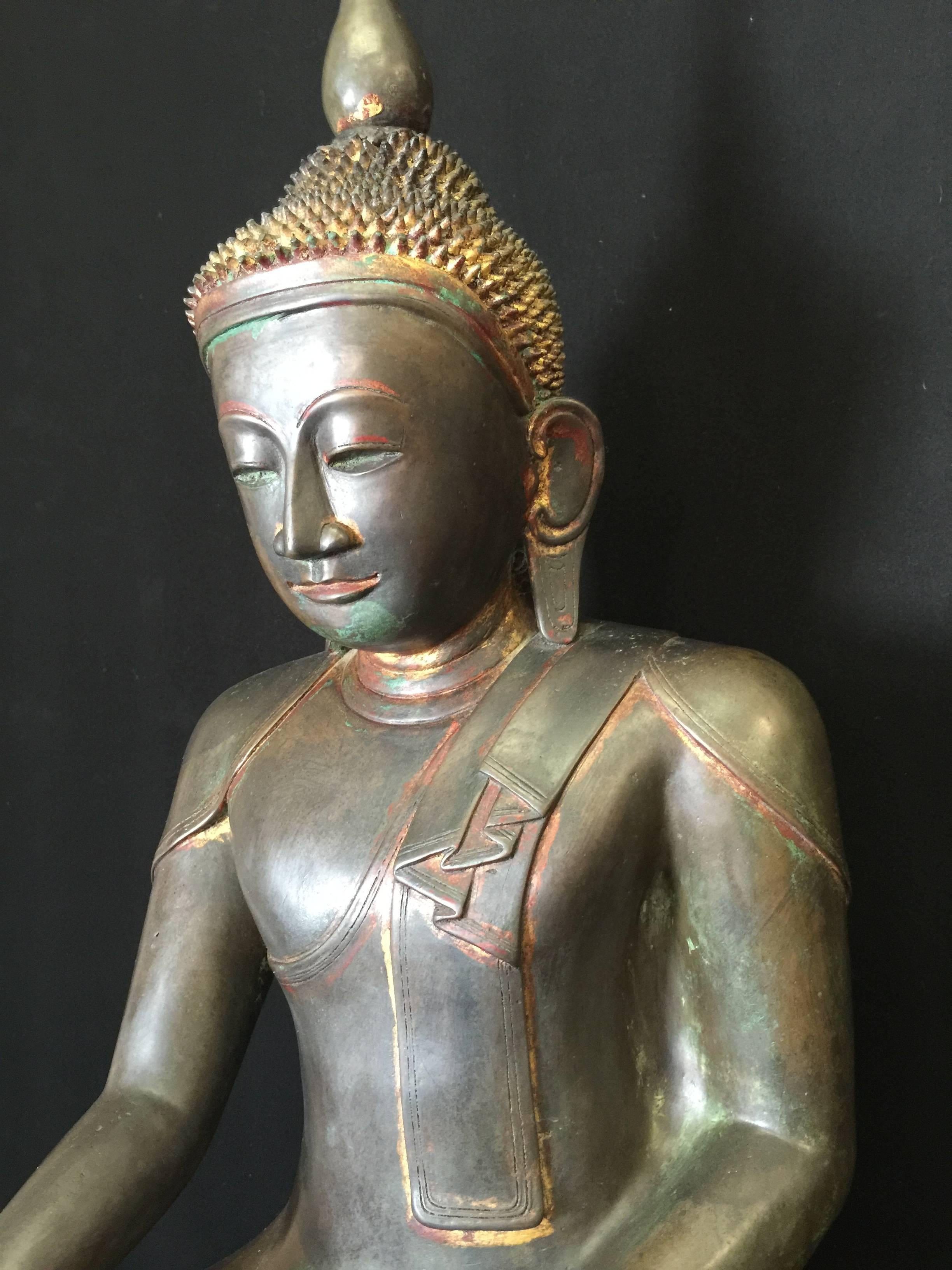 Hand-Crafted Superb Burmese Buddha, 18th Century For Sale