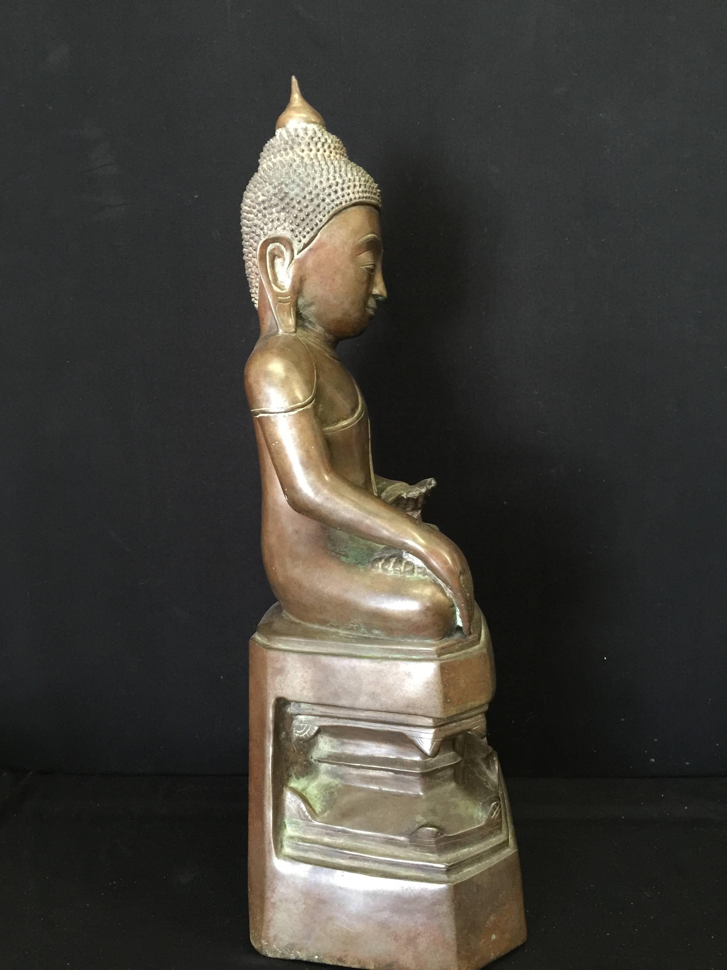 19th Century Bronze Buddha For Sale 2