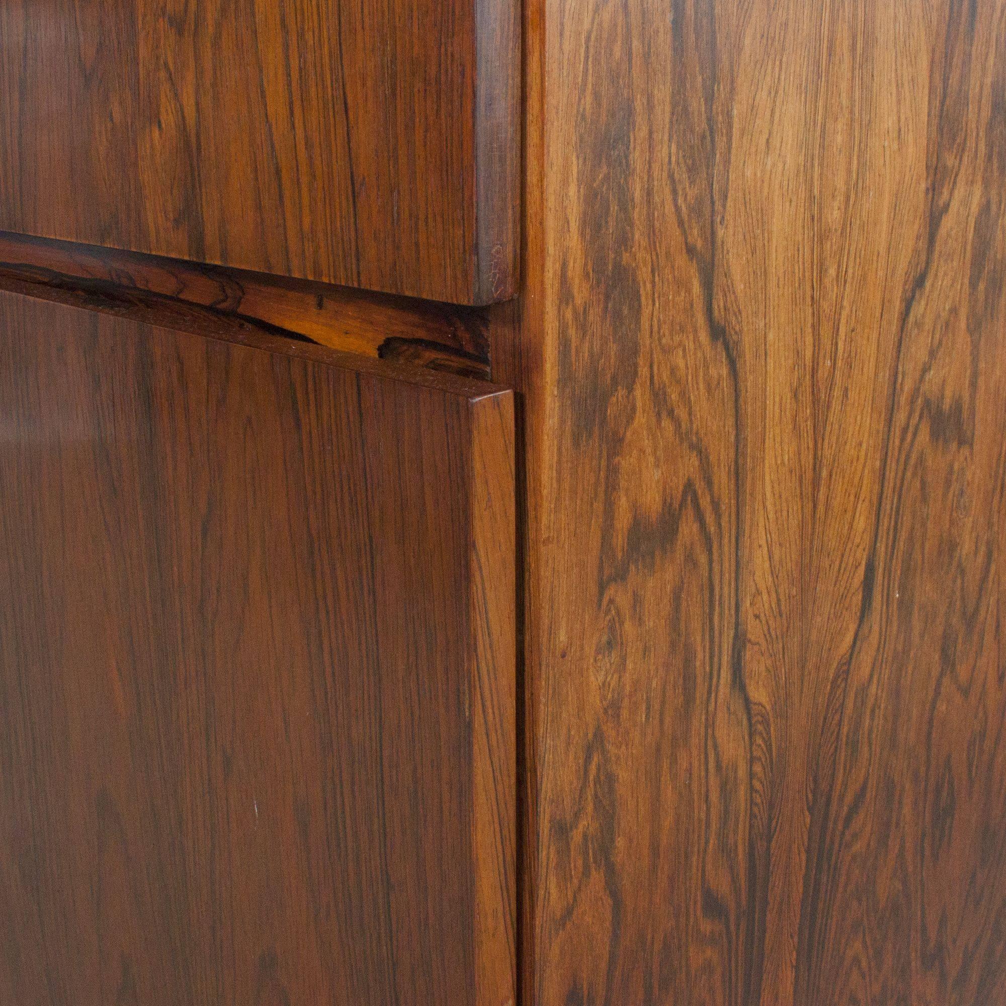 Danish Rosewood Credenza Attributed to Ib Kofod–Larsen, circa 1960s In Good Condition In Stockholm, Sweden