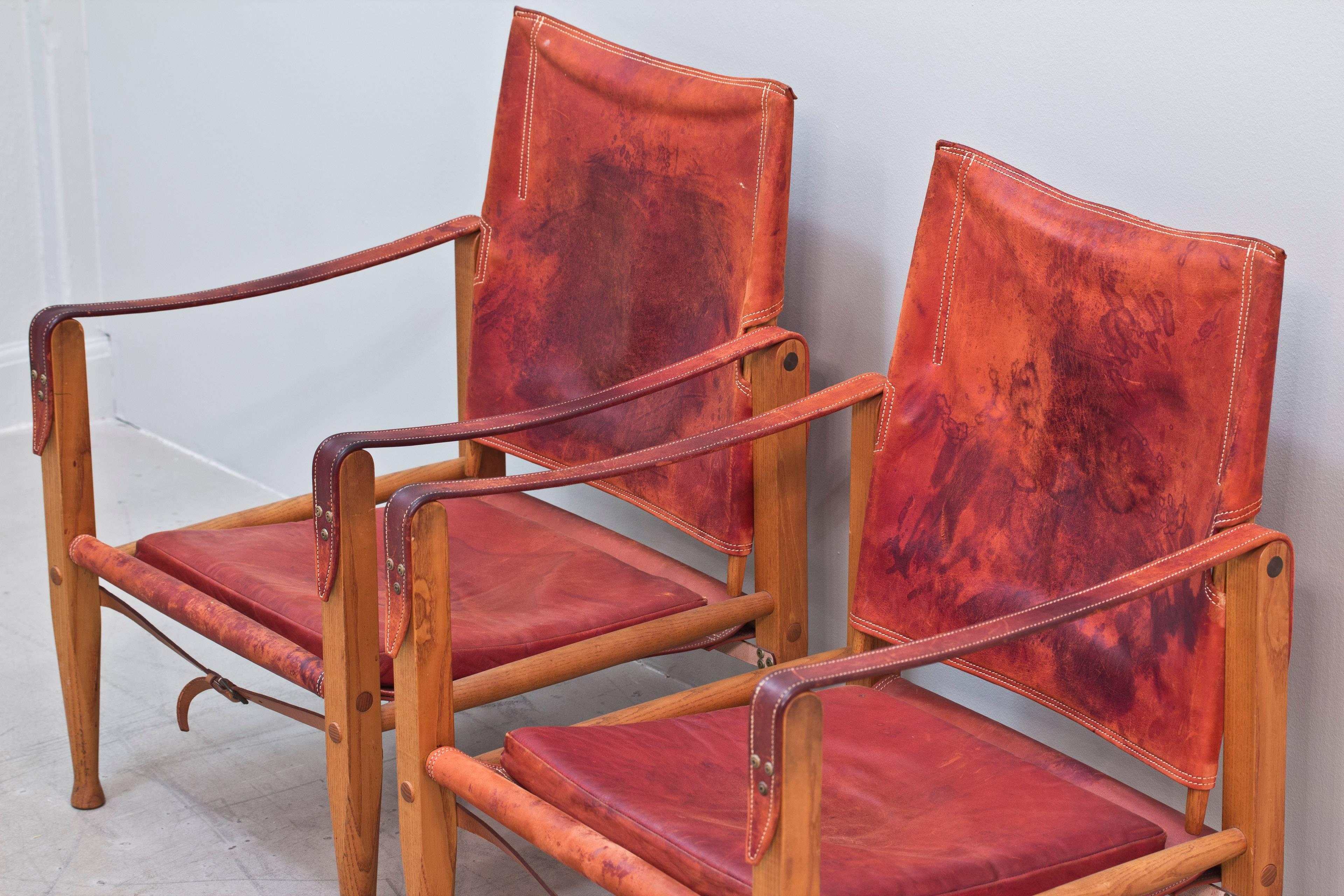 Pair of 1950s Safari Chairs by Kaare Klint 1