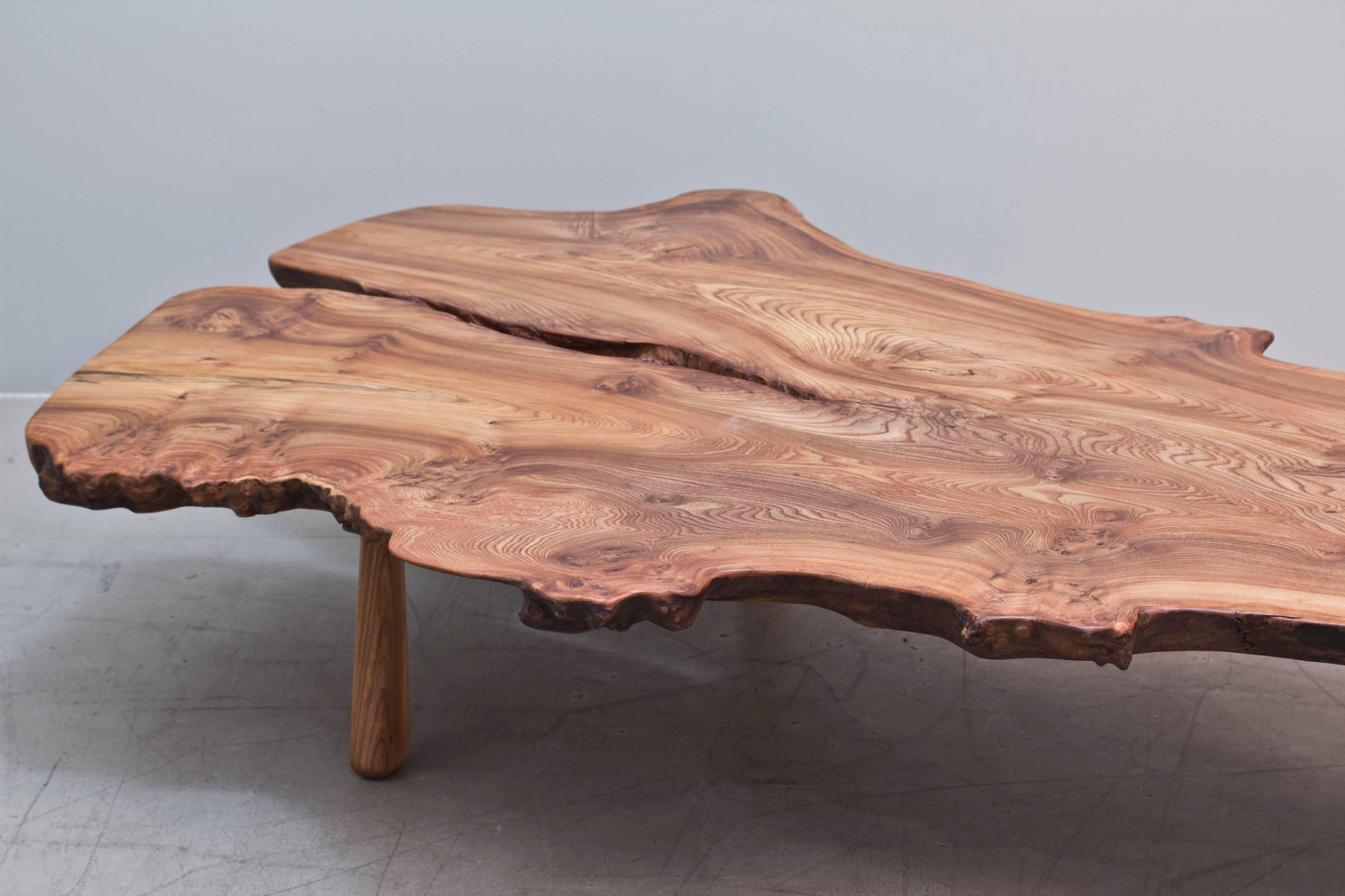 Wood Swedish Elmwood Sofa Table