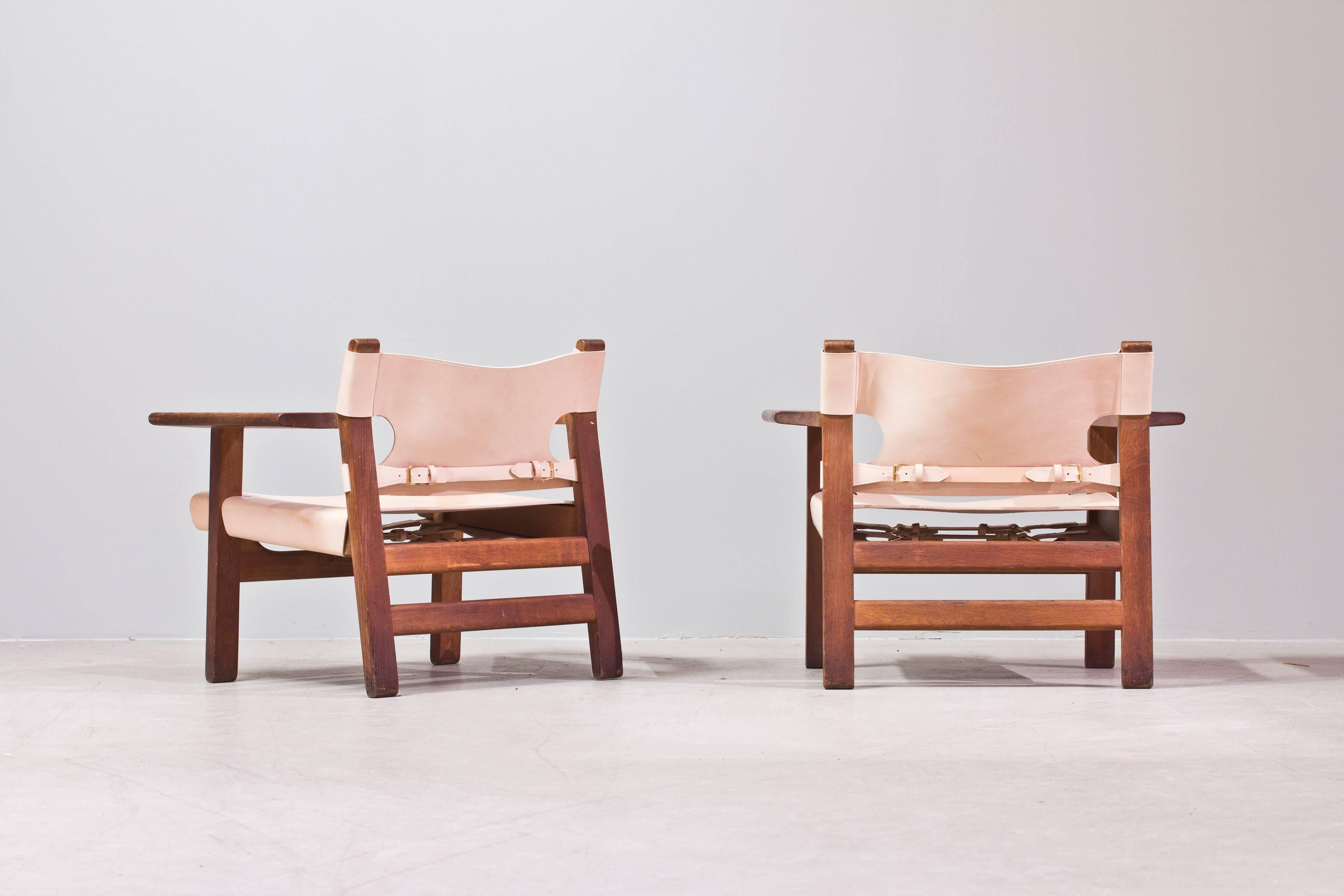 'Spanish Chair' Designed by Børge Mogensen For Sale 1