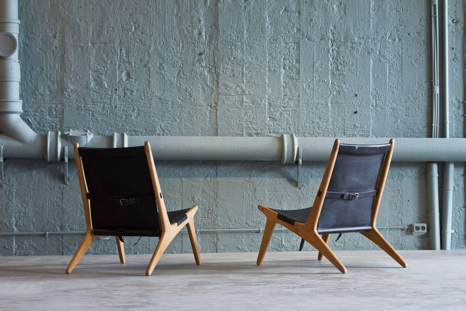 Mid-20th Century 1950s Lounge Chairs by Uno & Osten Kristiansson For Sale