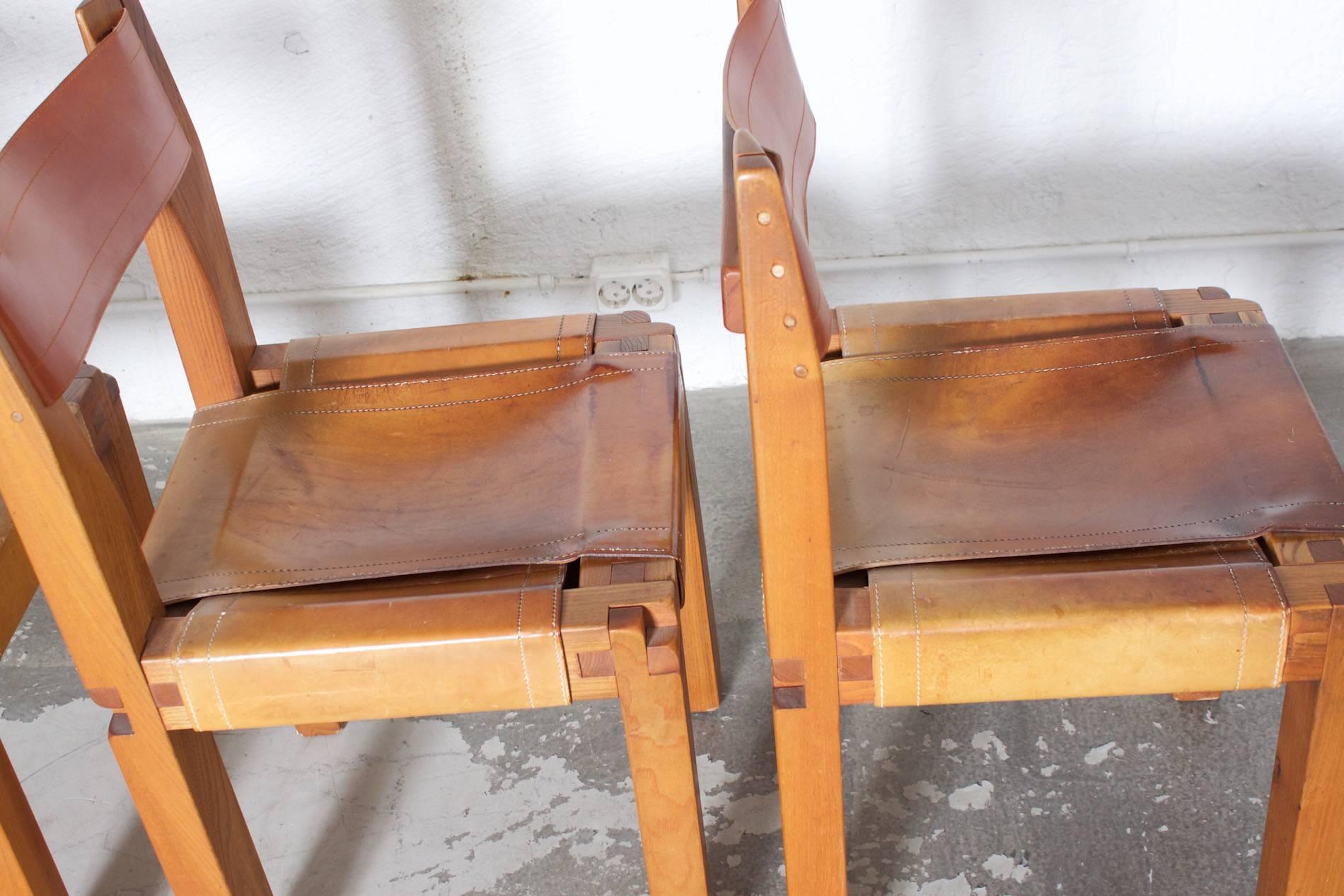 Pierre Chapo S11 Chairs In Good Condition In Stockholm, Sweden