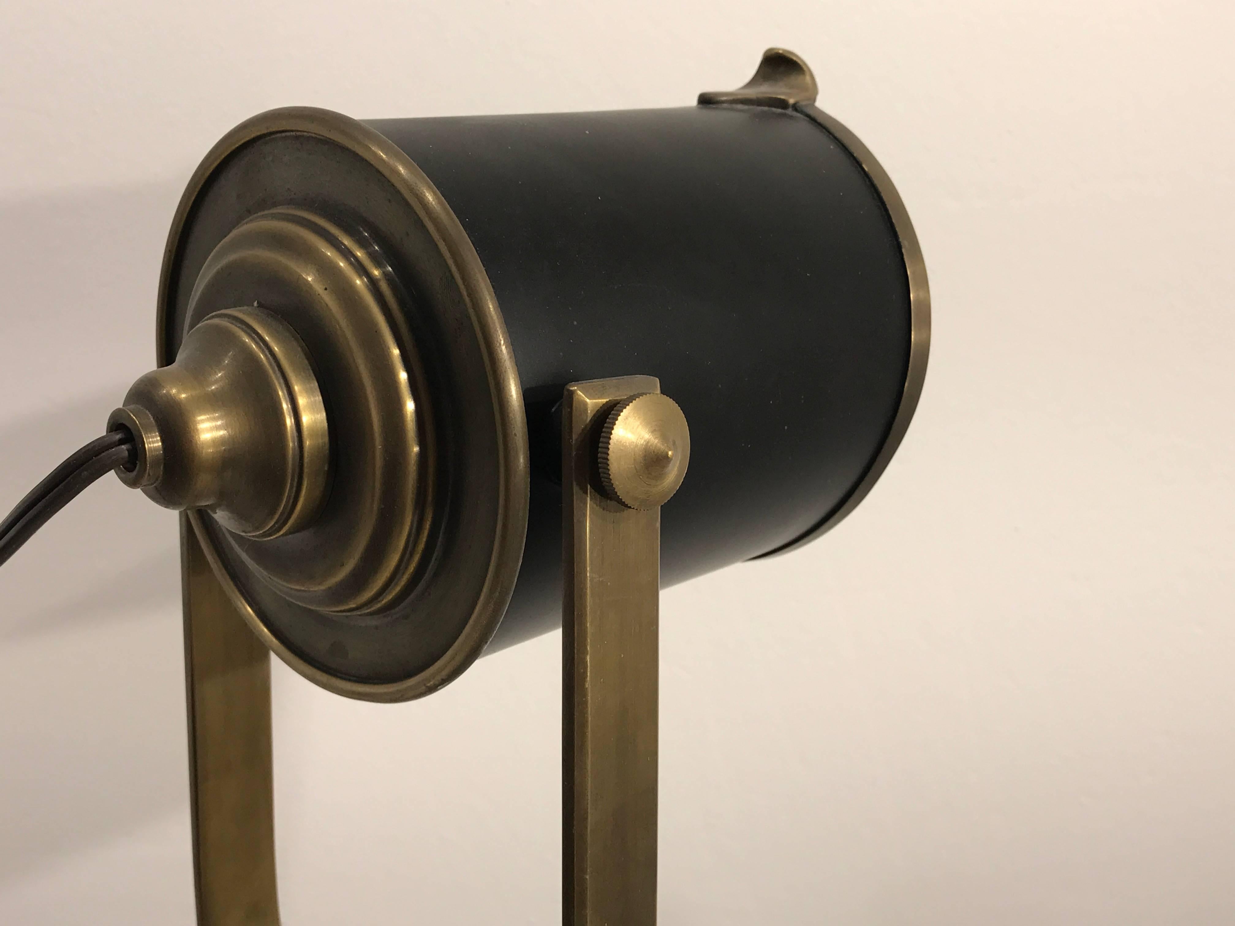 Cast Miniature Directors Lamp, as a Table Lamp For Sale