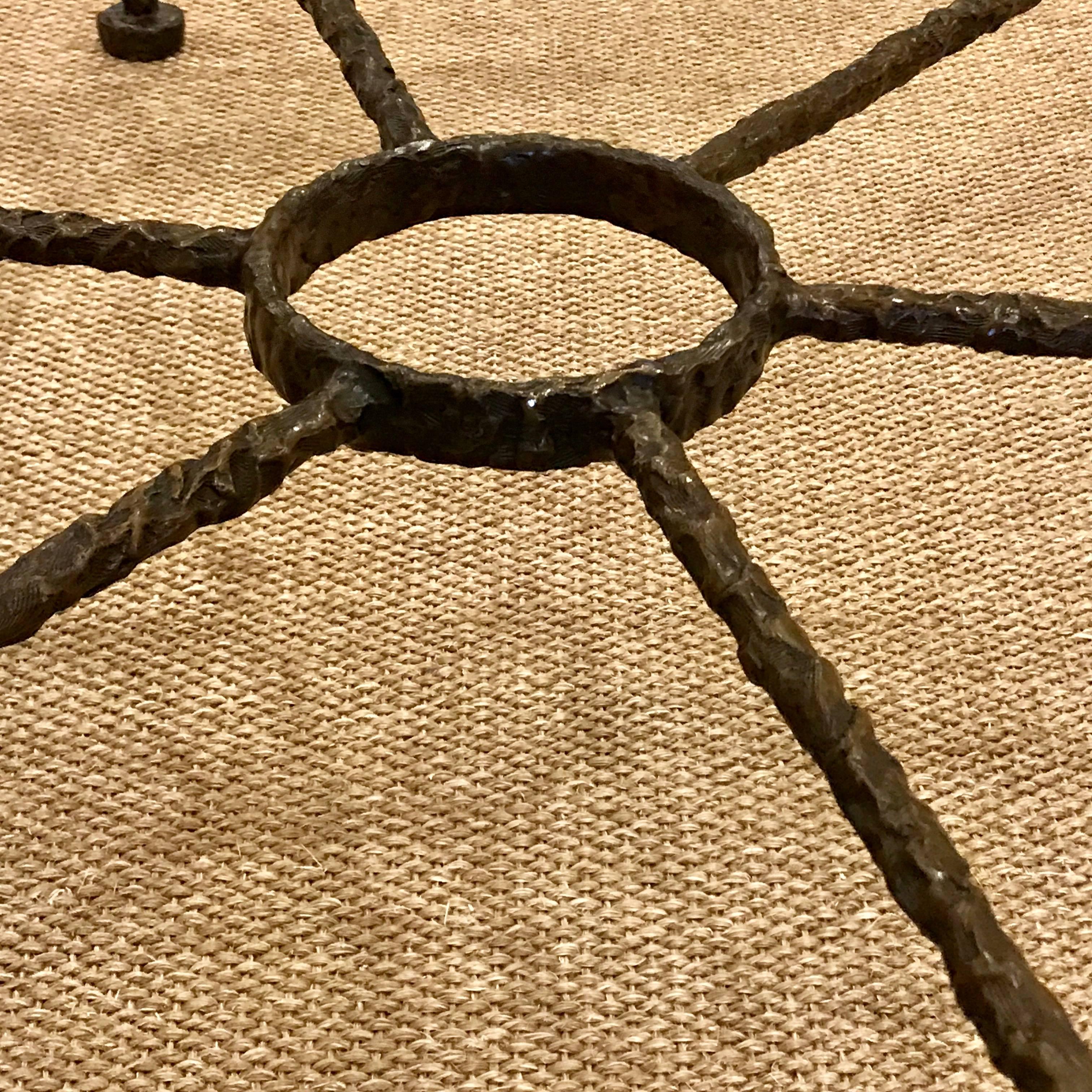 20th Century Giacometti Style Bronze Table from the NJ Estate of Luther Vandross