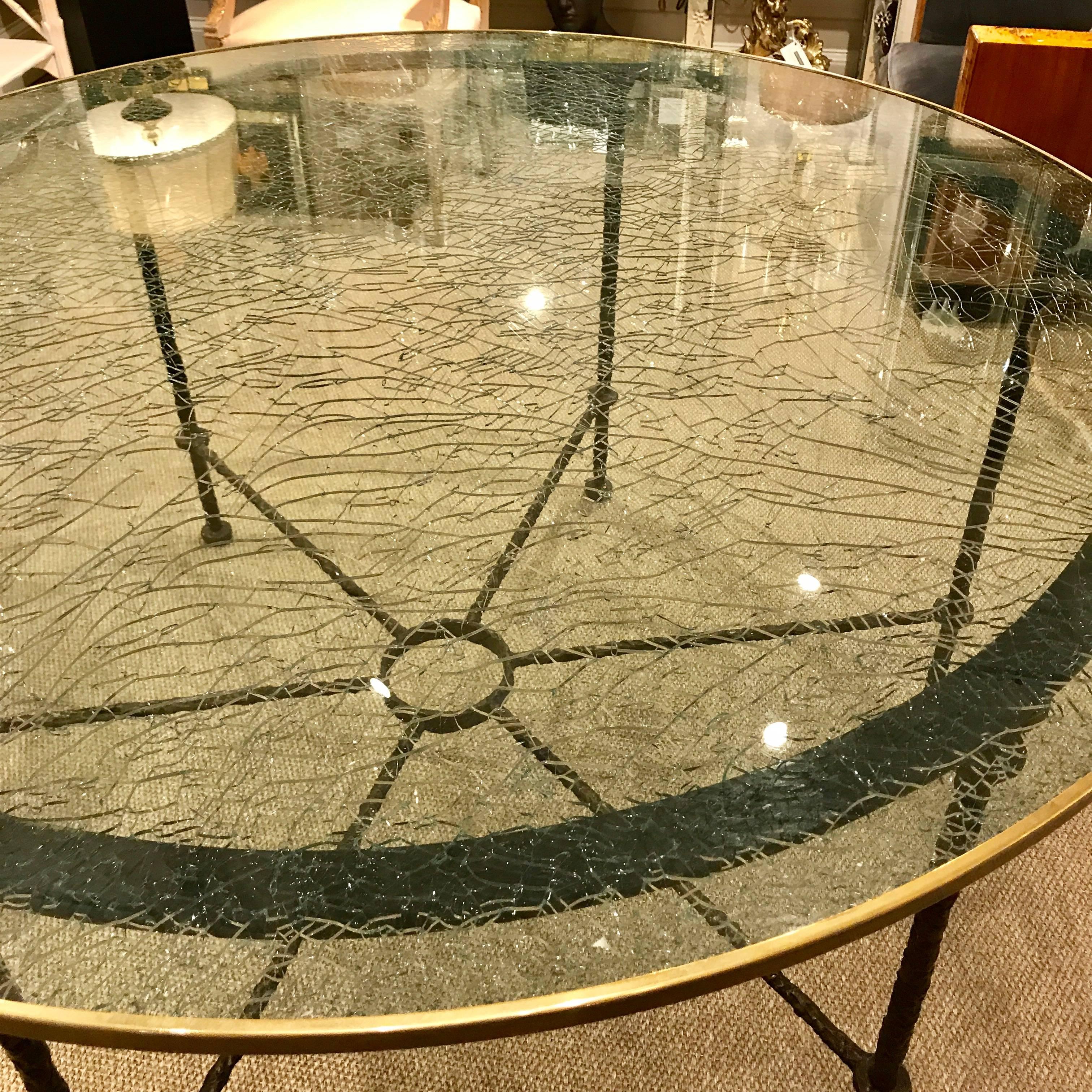 Modern Giacometti Style Bronze Table from the NJ Estate of Luther Vandross