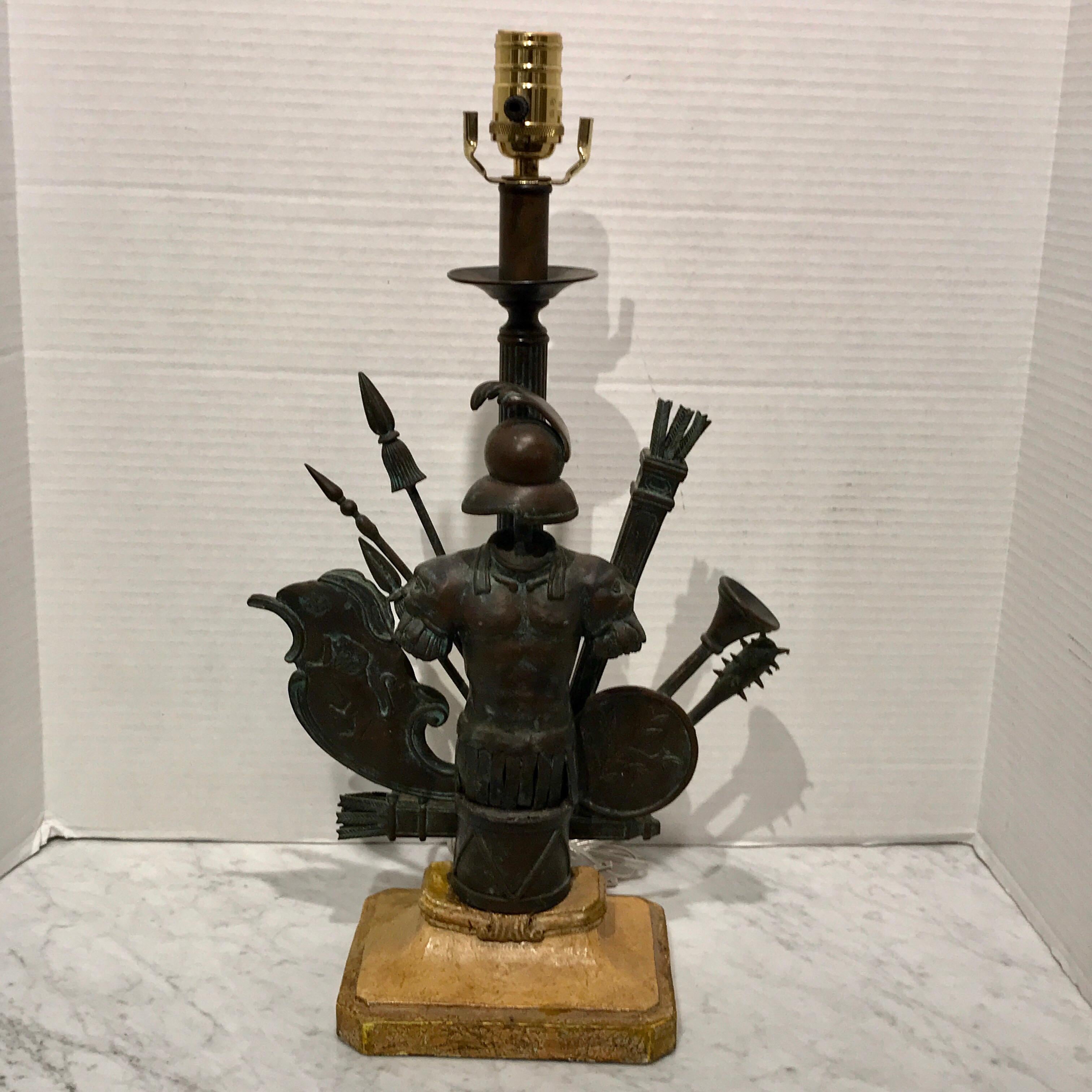 Bronze Grand Tour Trophy, Now as a Lamp For Sale 5