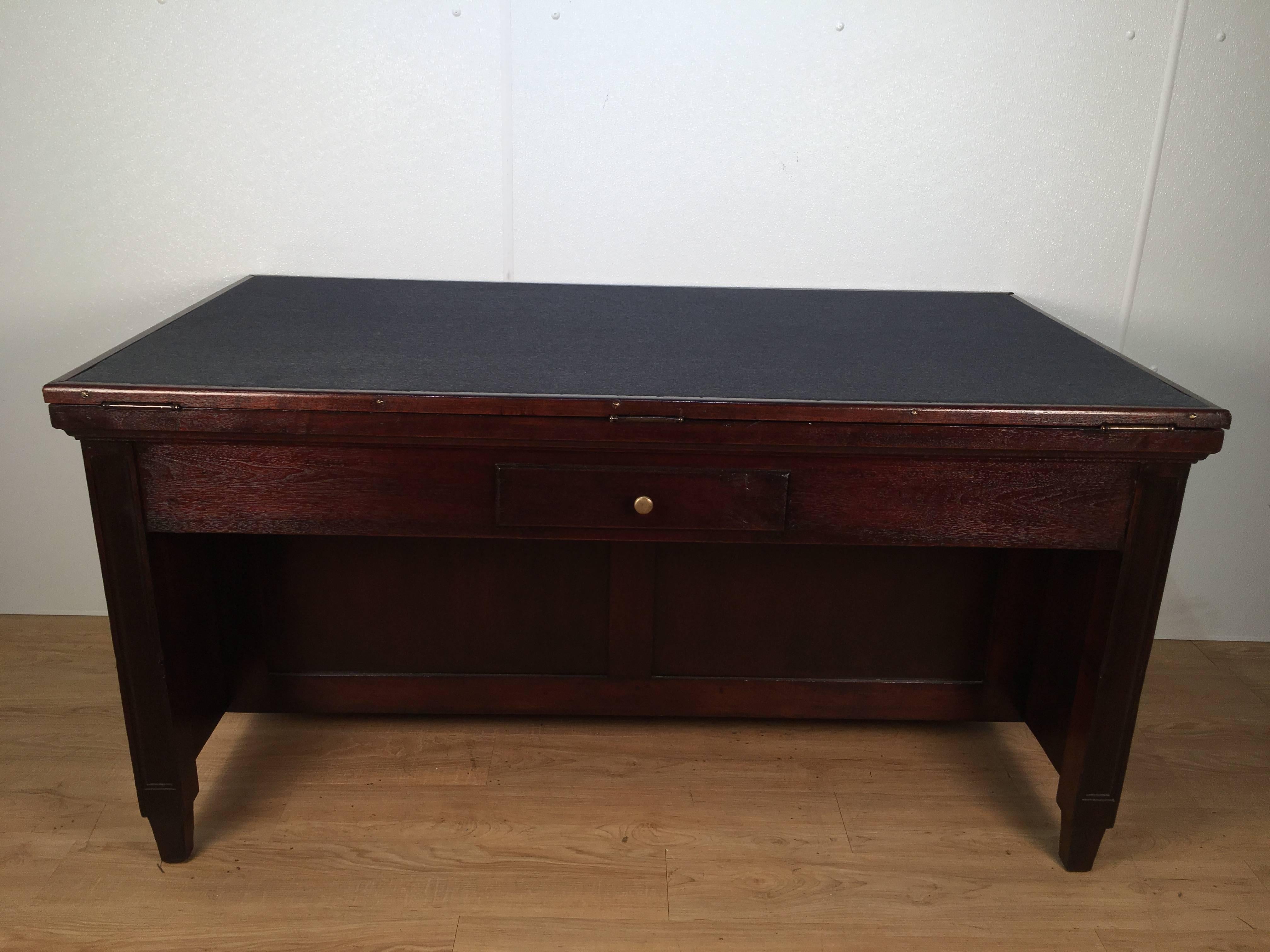20th Century Antique Drafting Desk or Store Fixture For Sale
