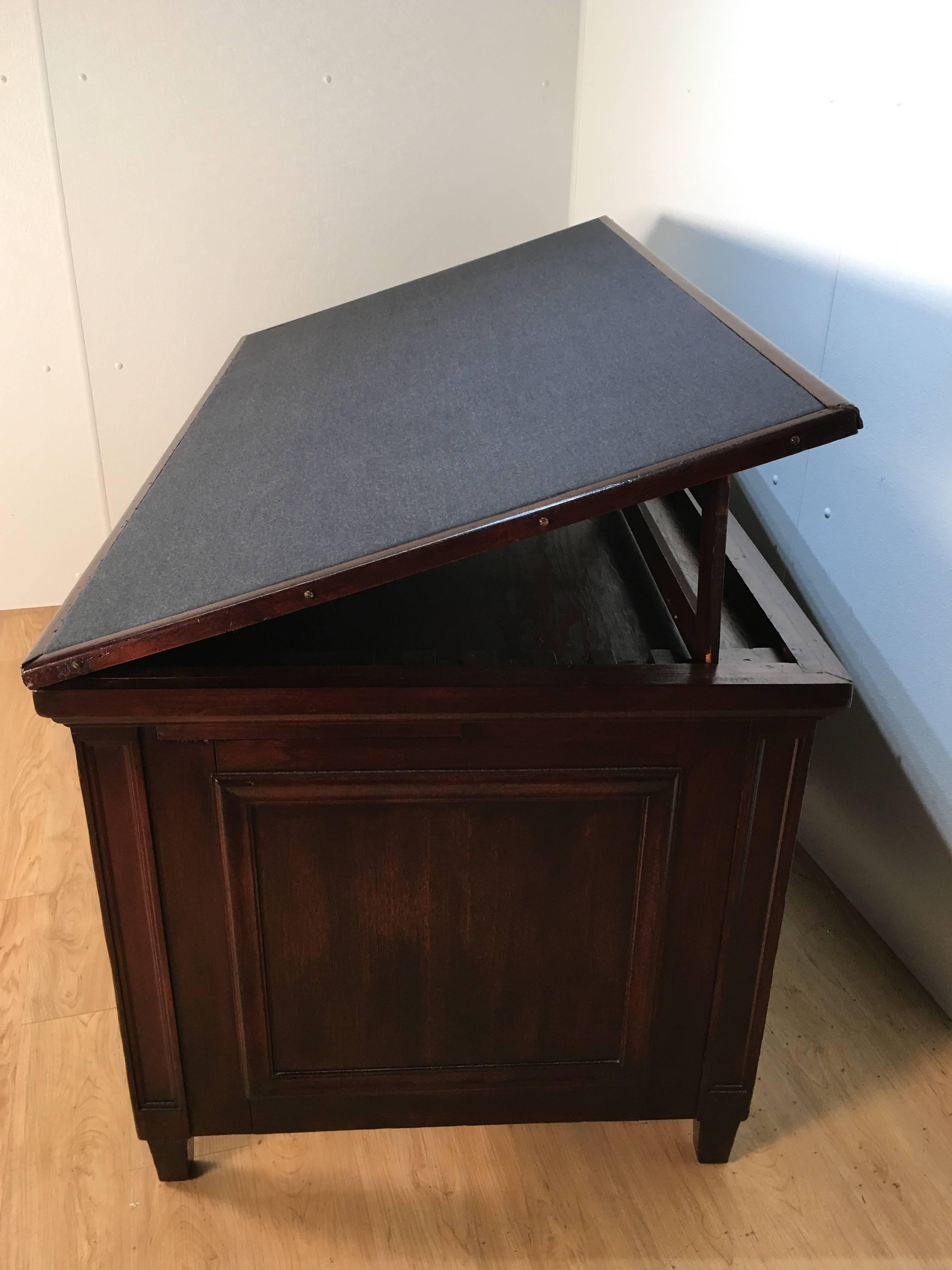 Antique Drafting Desk or Store Fixture For Sale 2
