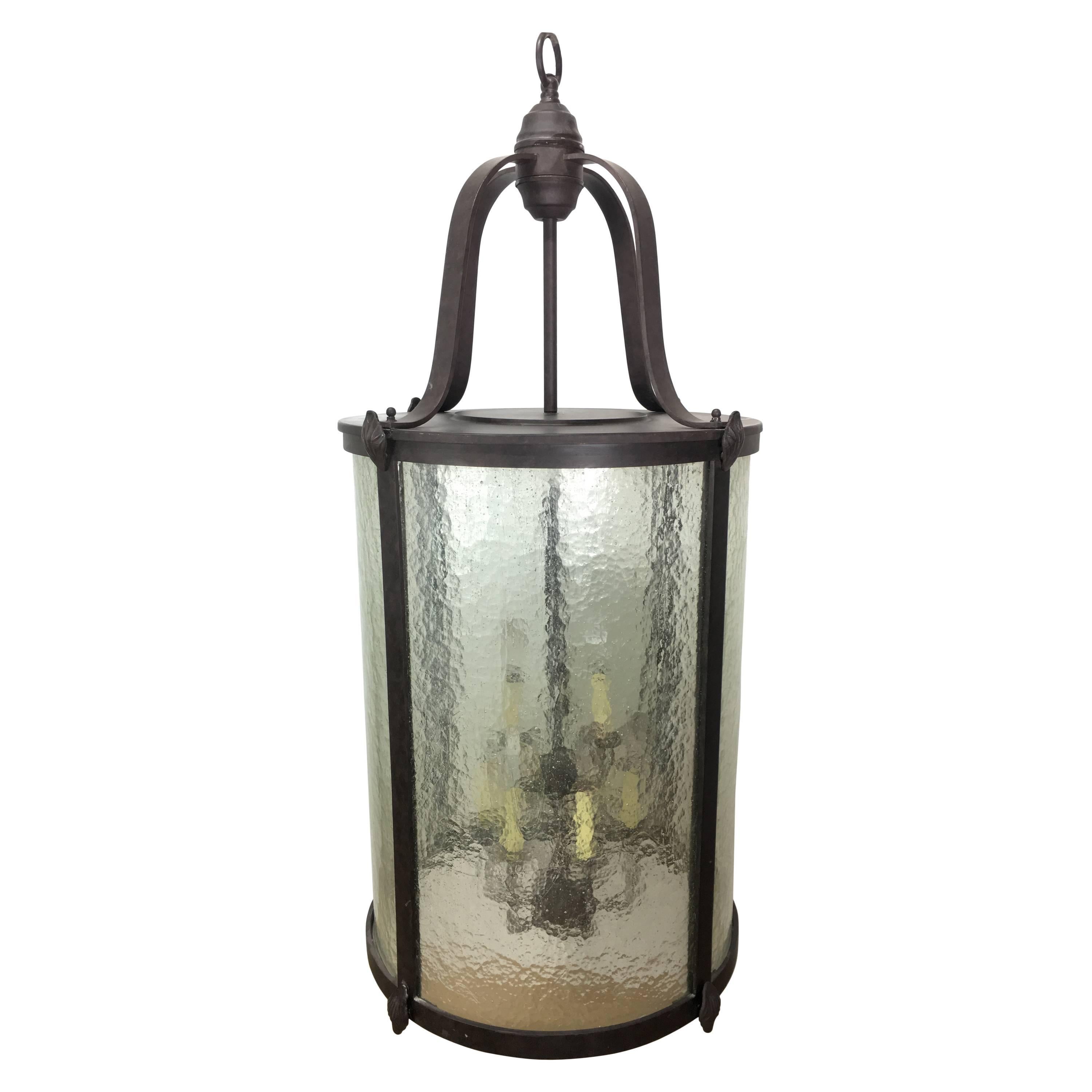 Large Nine-Light Neoclassical Style Lantern For Sale