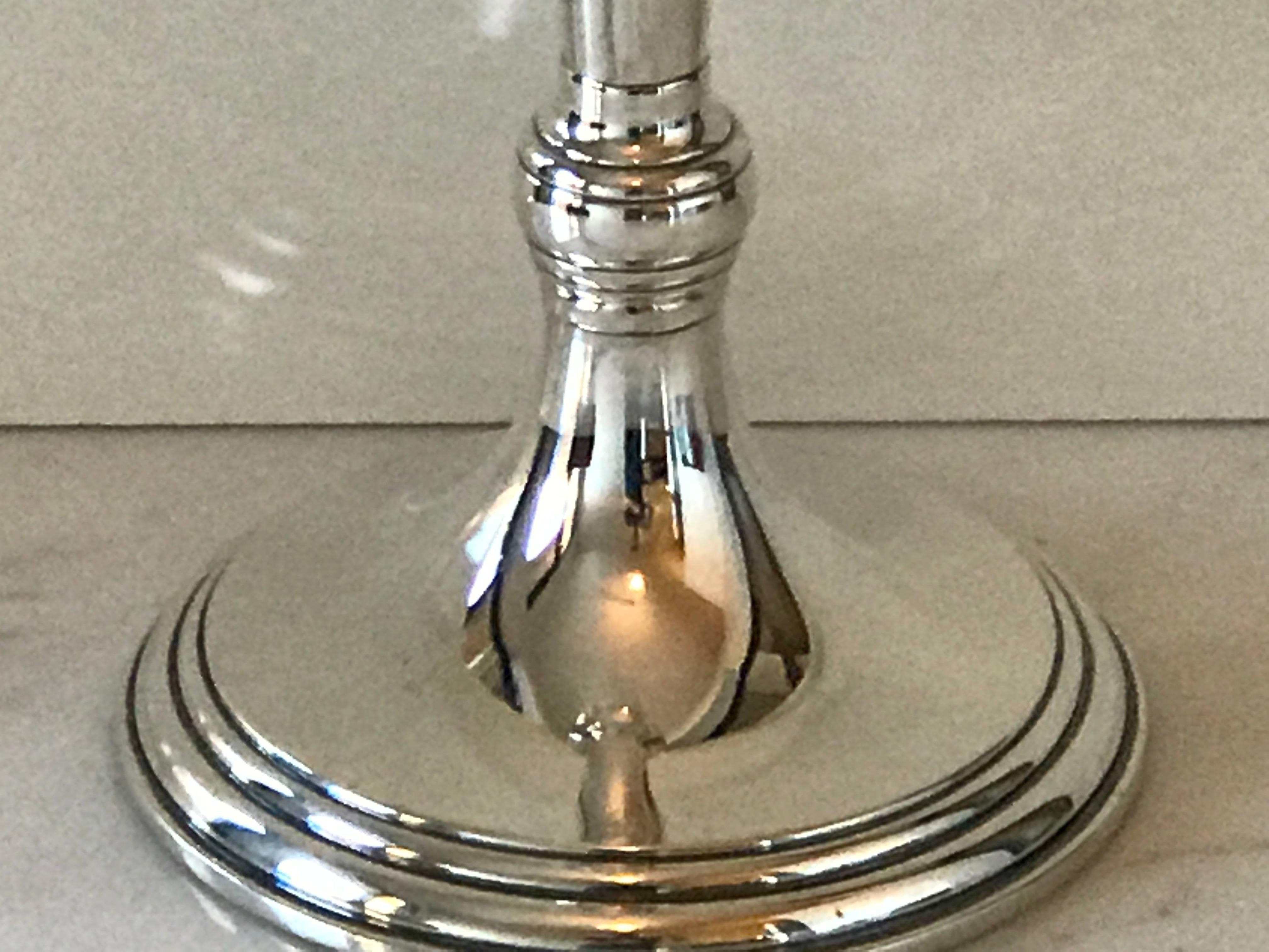 Tiffany & Co. Sterling Trumpet Vase In Good Condition In West Palm Beach, FL