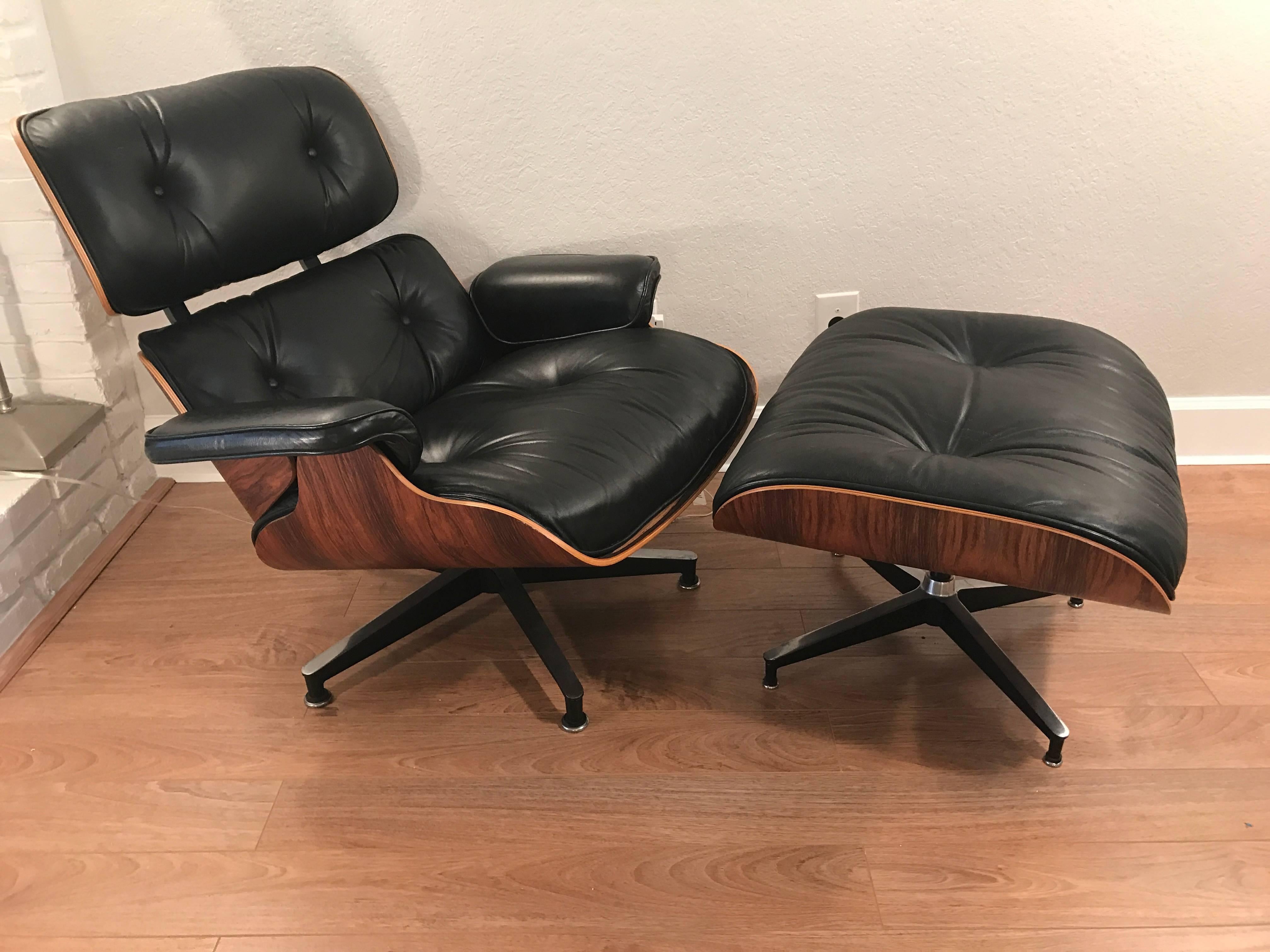 Charles and Ray Eames, Herman Miller, Rosewood 670 Lounge & 671 Ottoman 3