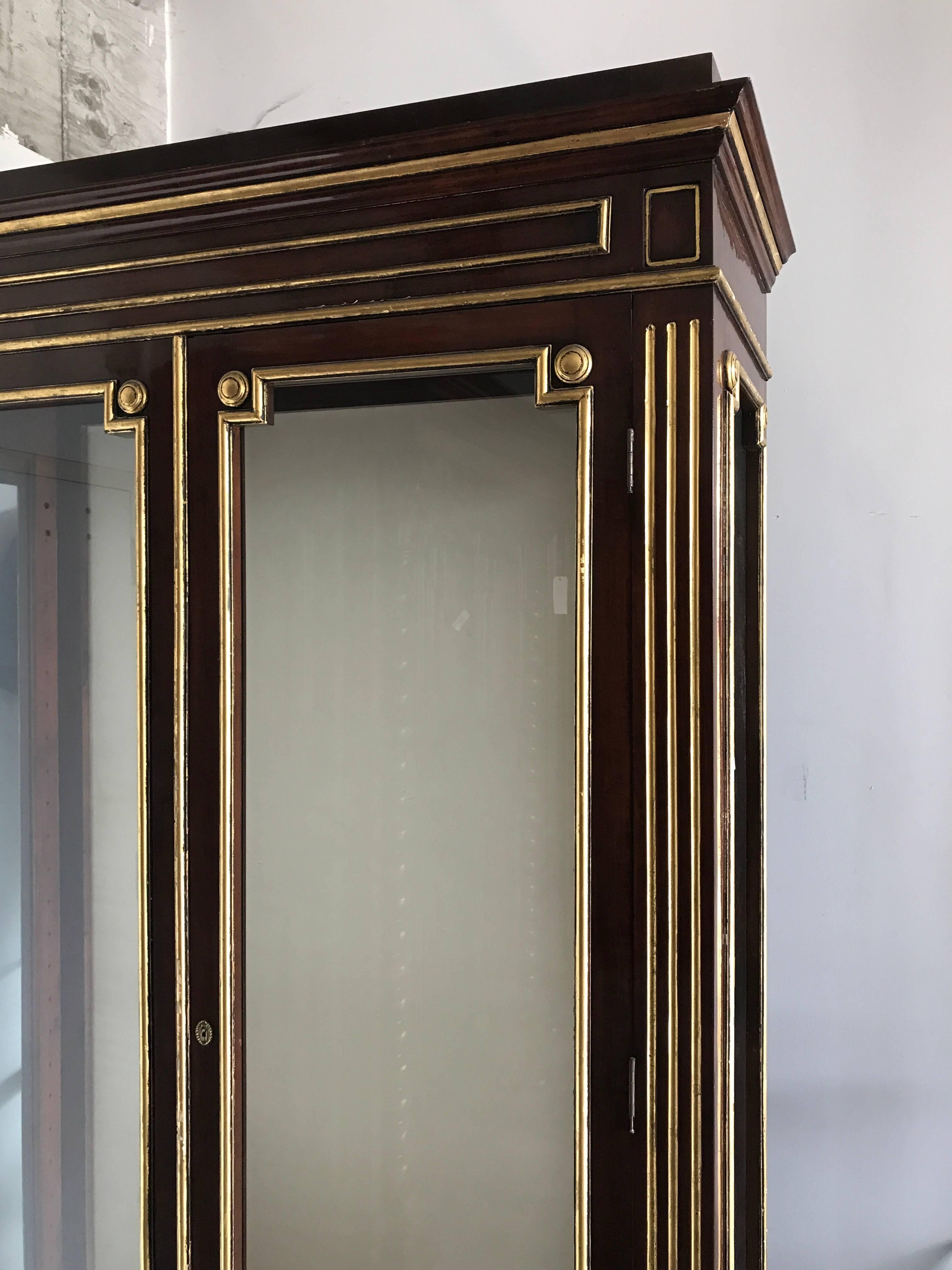 Large Napoleon III Style Vitrine In Good Condition In West Palm Beach, FL