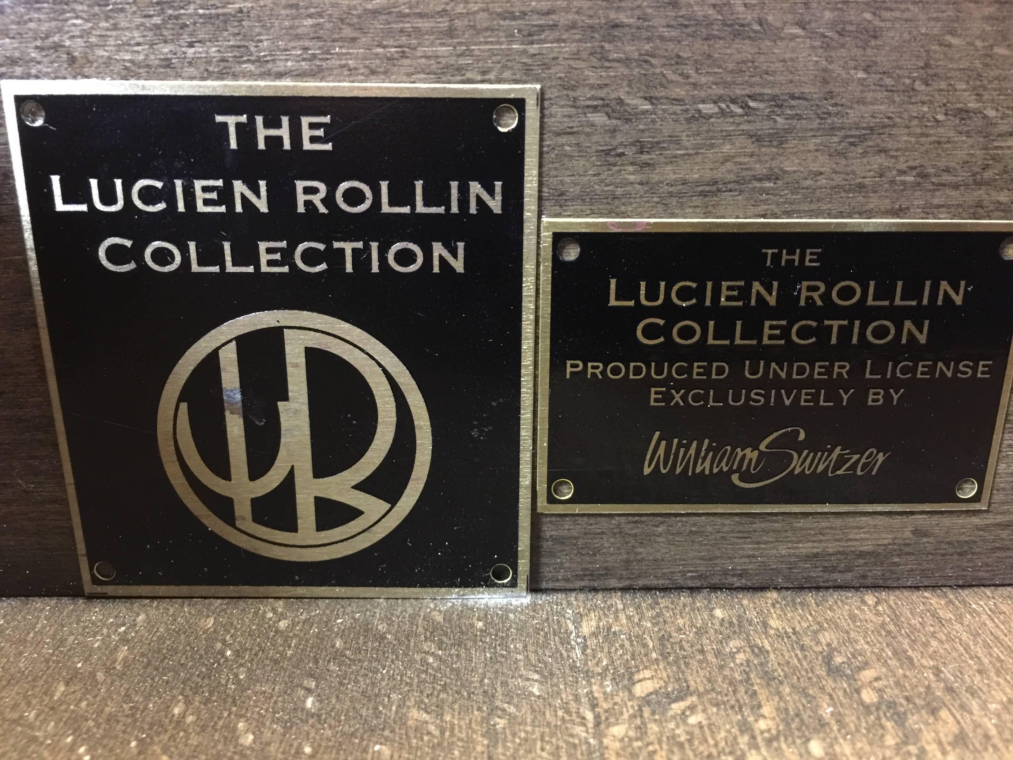 Metal Art Deco Ebonized Semanier from the Lucien Rollin Collection by William Switzer