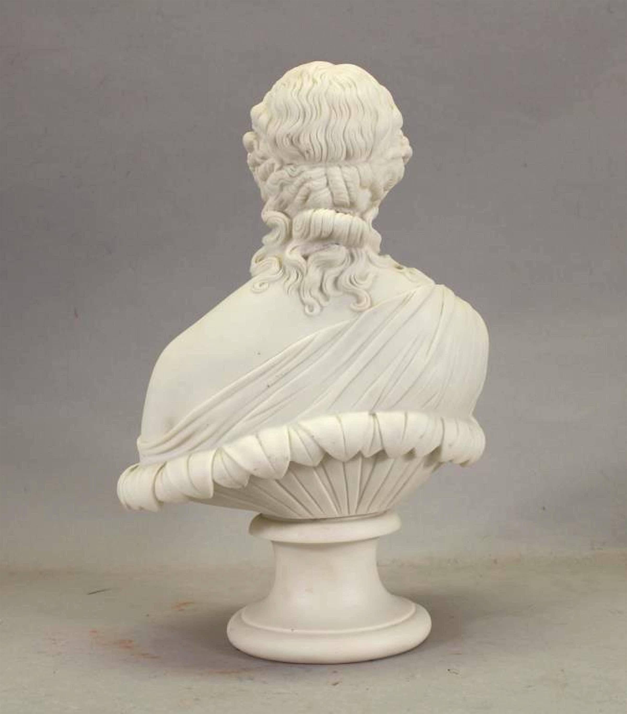 A Copeland Attributed Parian Bust of Clytie In Excellent Condition In Atlanta, GA