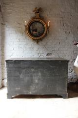 Decorative circa 1810 & Later Black Japanned & Chinoiserie Decoupage Pine Chest