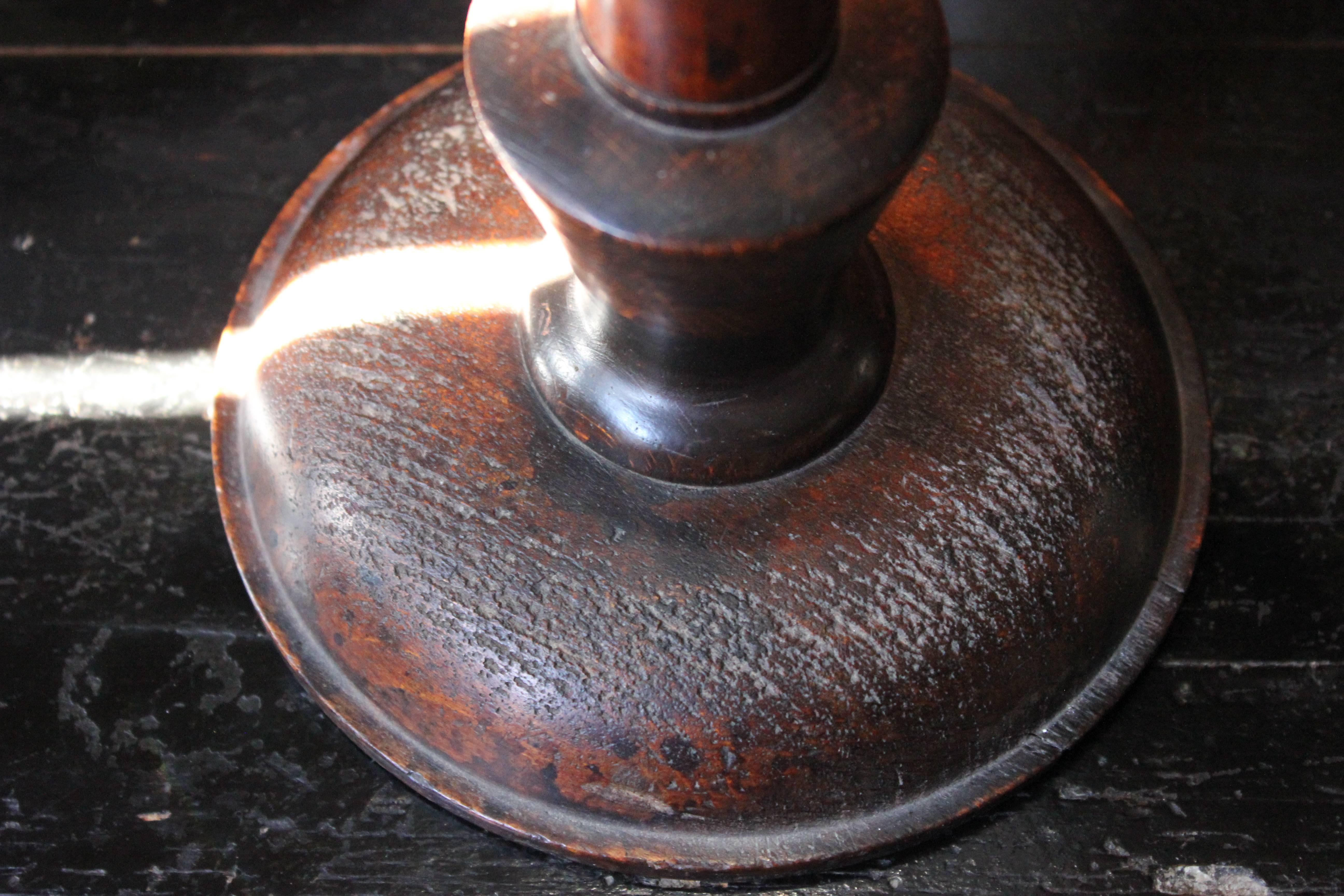 Early 19th Century Lace Makers Magnifying Flask or Flash Globe on Stand 1