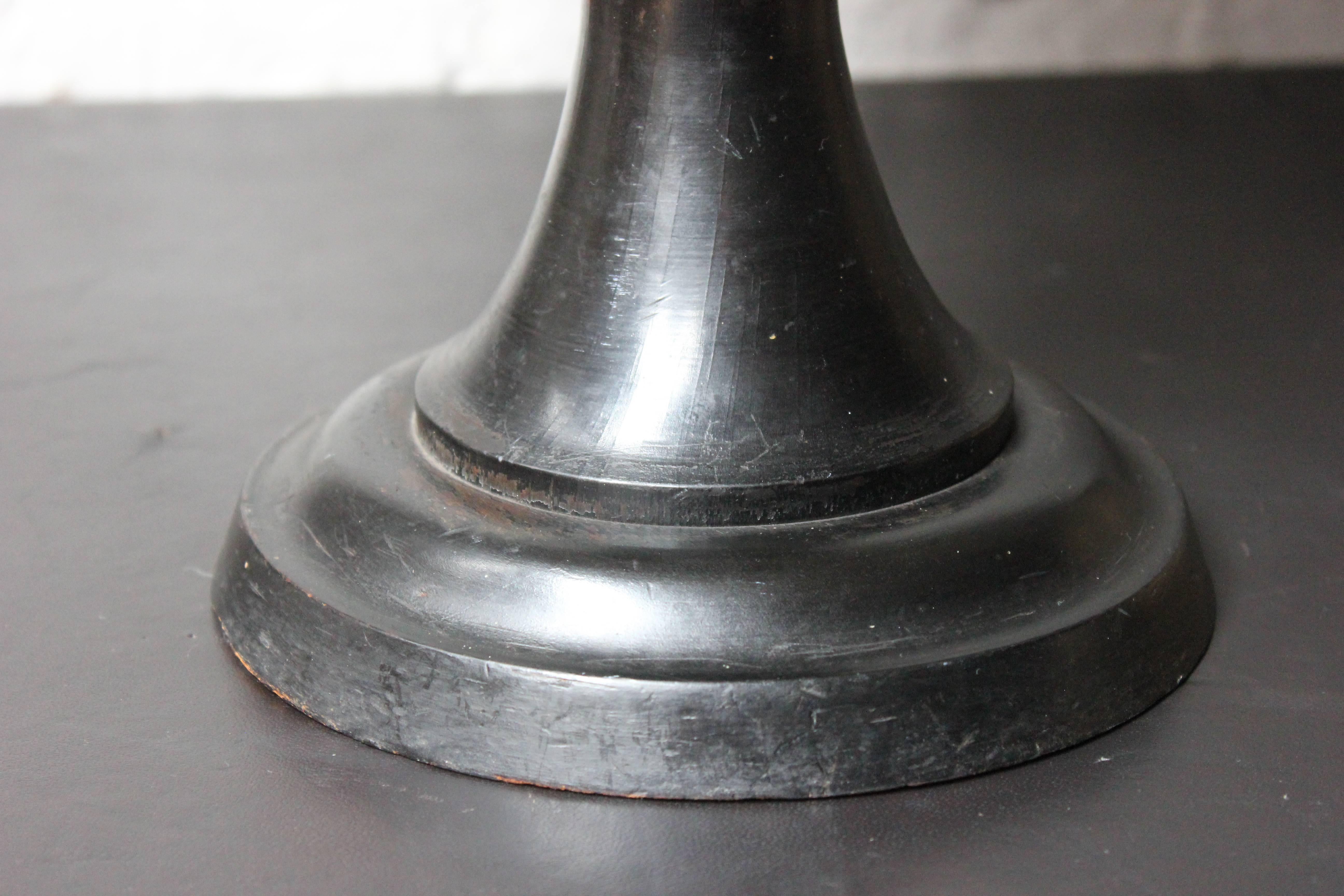 Ebonized Good circa 1885 French Terrestrial Table Globe; “Globe Terrestre” J Forest Paris