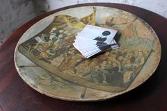 Late Victorian Queens Jubilee Papier Mâché Plate by Raphael Tuck & Sons