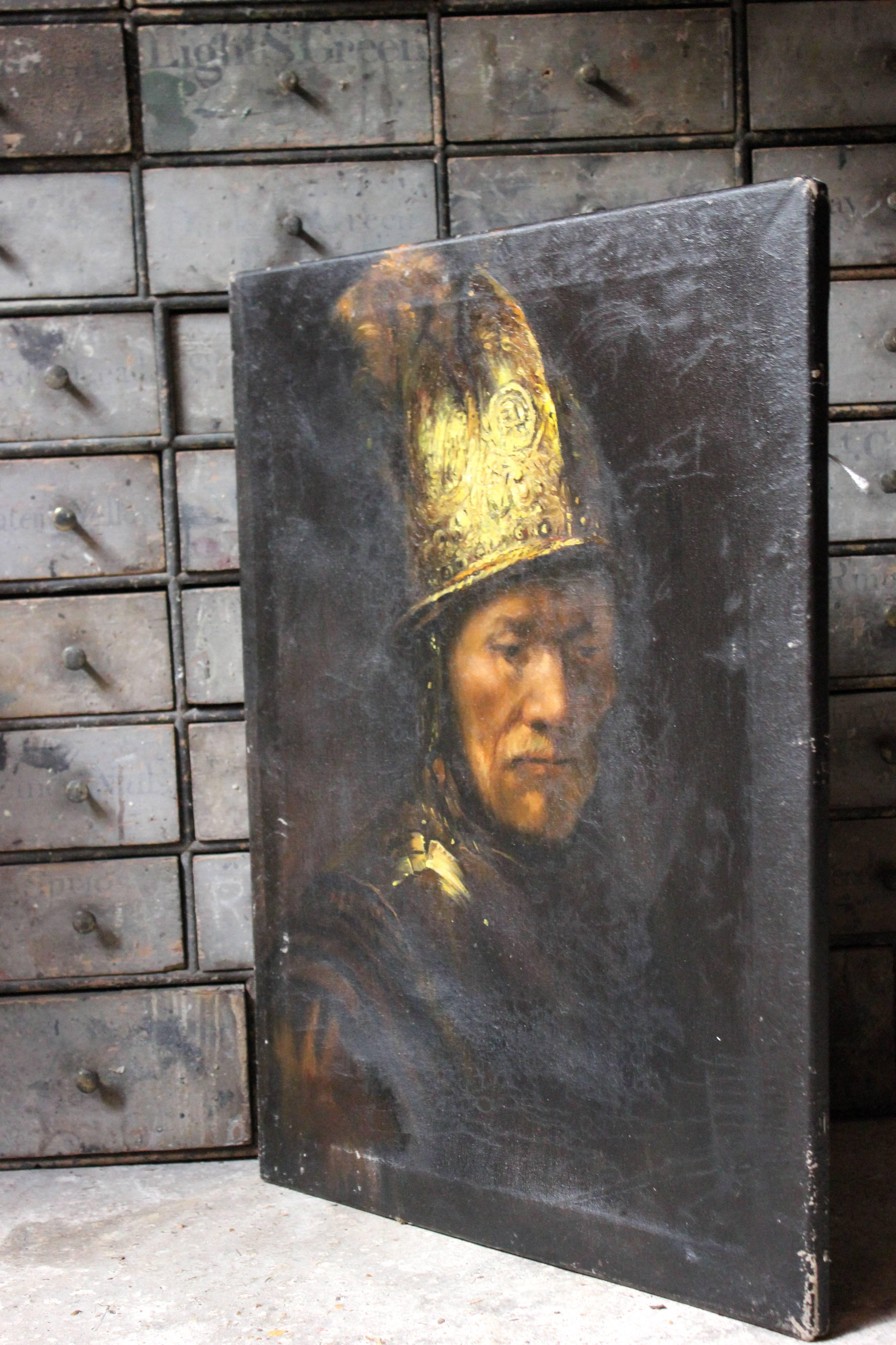 rembrandt the man with the golden helmet