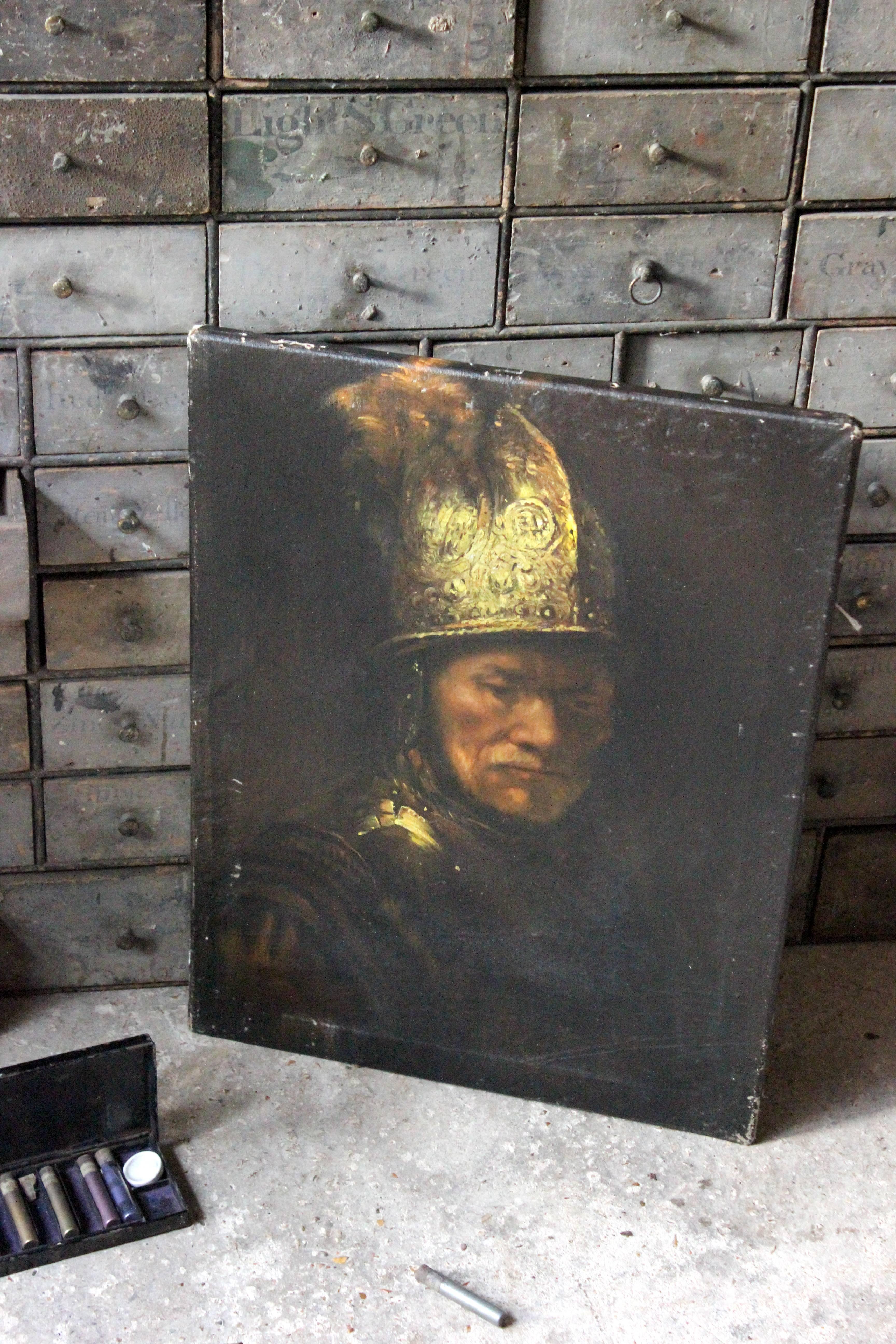 golden helmet rembrandt
