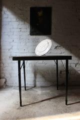 American Lacquered Chinoiserie Folding Card Table, circa 1923