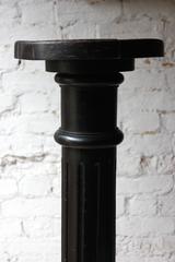 Good Decorative Late 19th Century Ebonised Beech Pedestal, circa 1880-1900