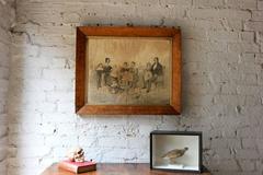 Good Pencil & Charcoal Family Portrait; The Family of Sir Jean de Veulle