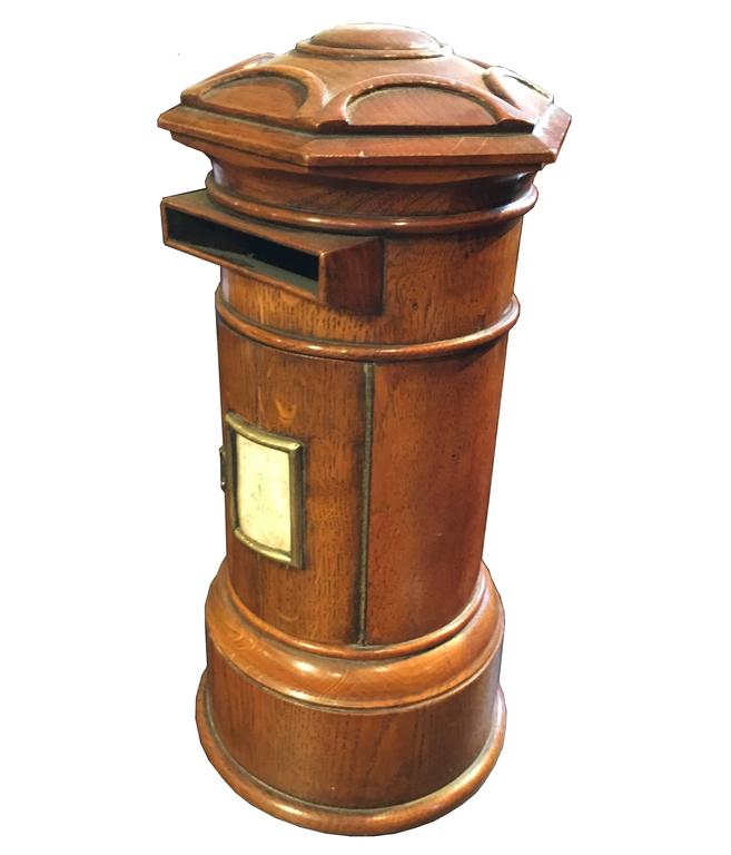 19th Century Oak Country House Post Box For Sale at 1stDibs