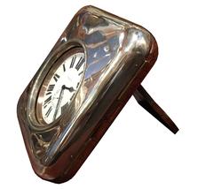 Large Sterling Silver Crocodile Skin Goliath Clock