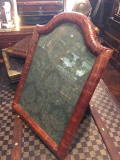 Large Edwardian Dome Topped Crocodile Skin Photograph Frame by Asprey & Co
