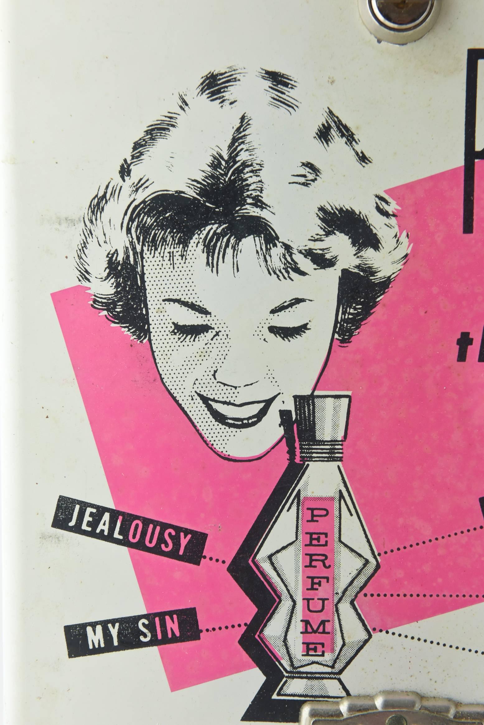 American Vintage A. B. T. Co.  Mid-Century 25c Perfume Dispenser Vending Coin-op Machine