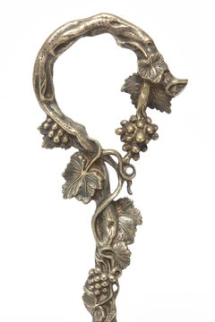 Victorian Silver Plate Grape Decanter Stand Holder Tantalus for Five Bottles