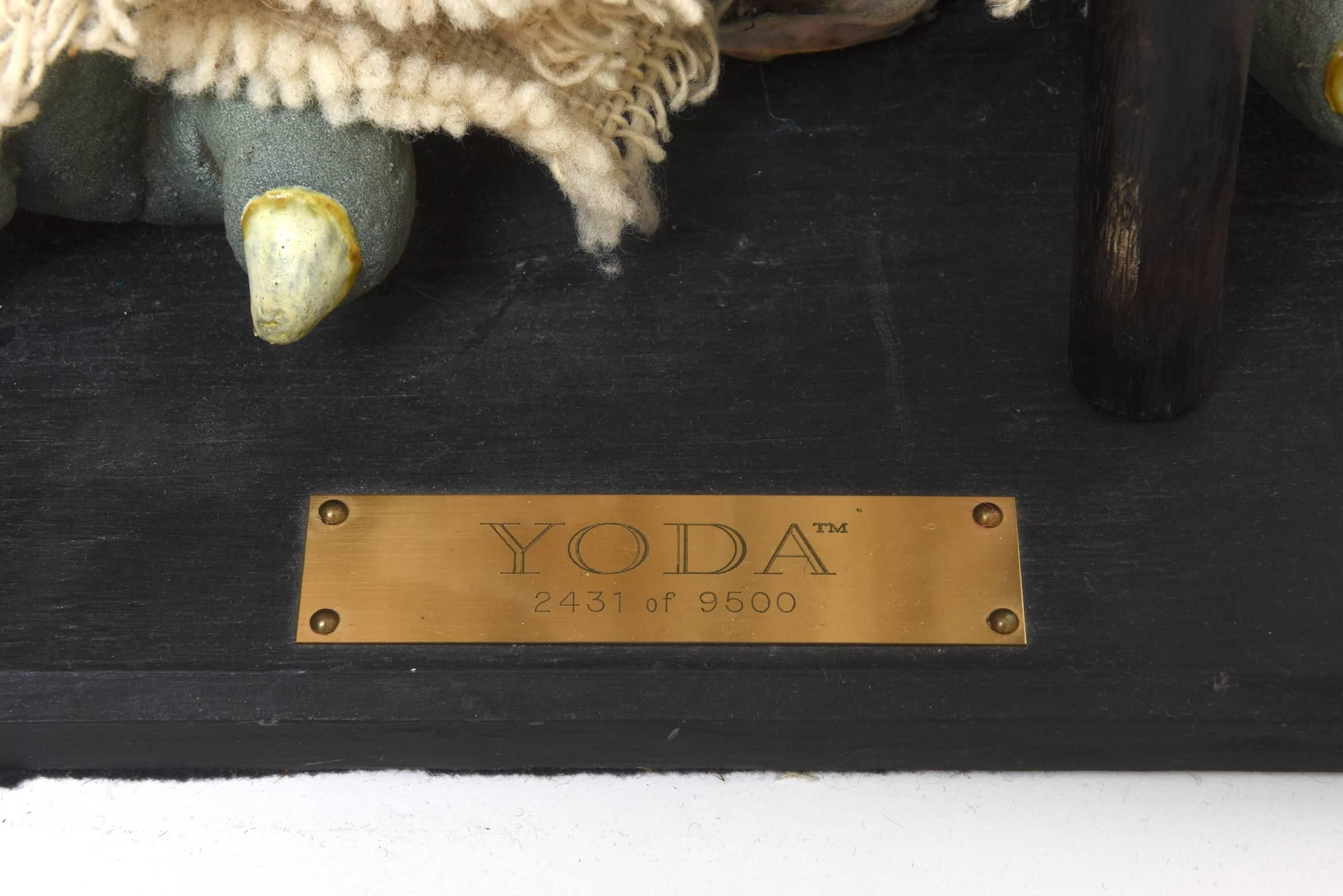 Lifesize Yoda-Figur in limitierter Auflage von Illusive Concepts (Ende des 20. Jahrhunderts)