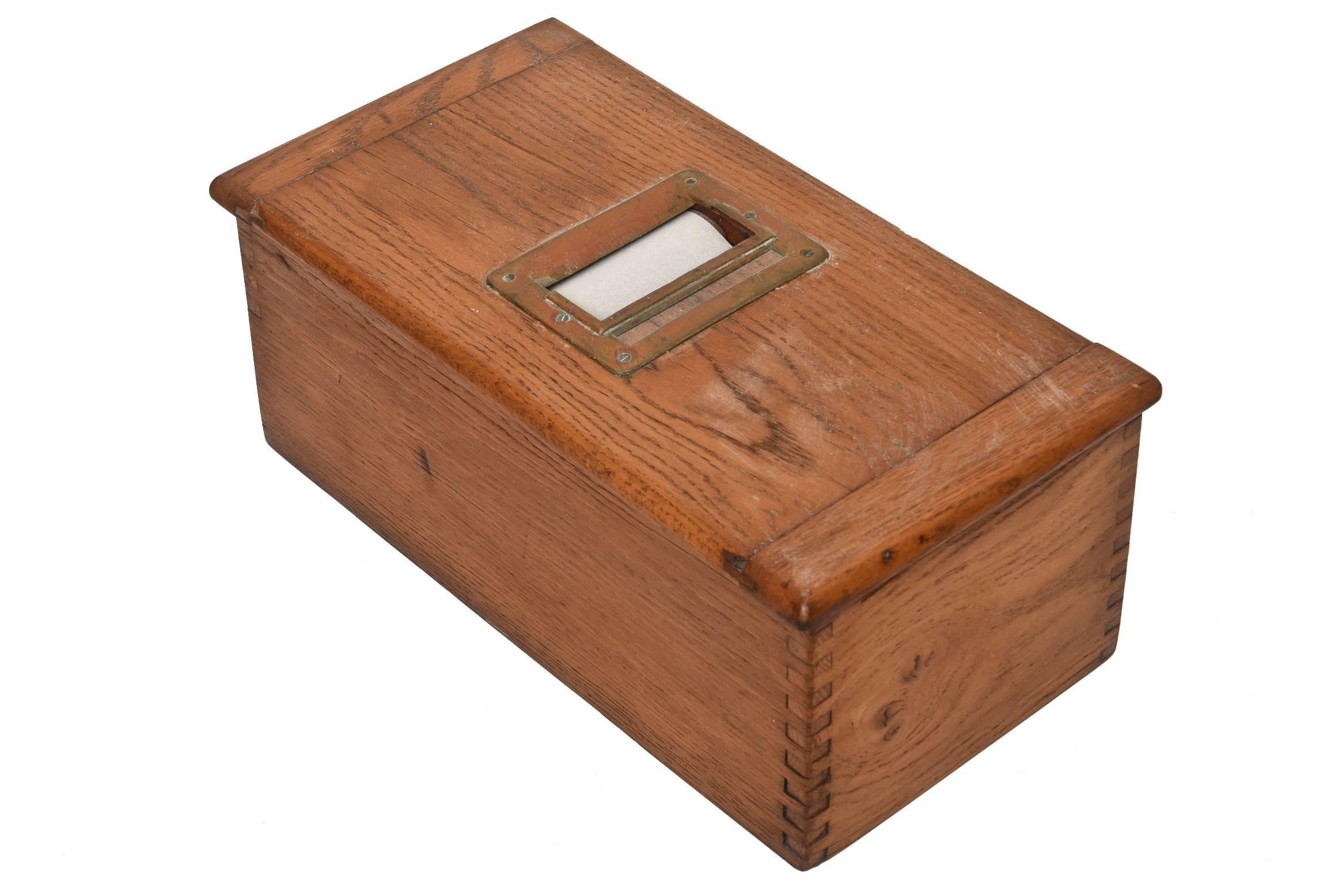 antique voting box